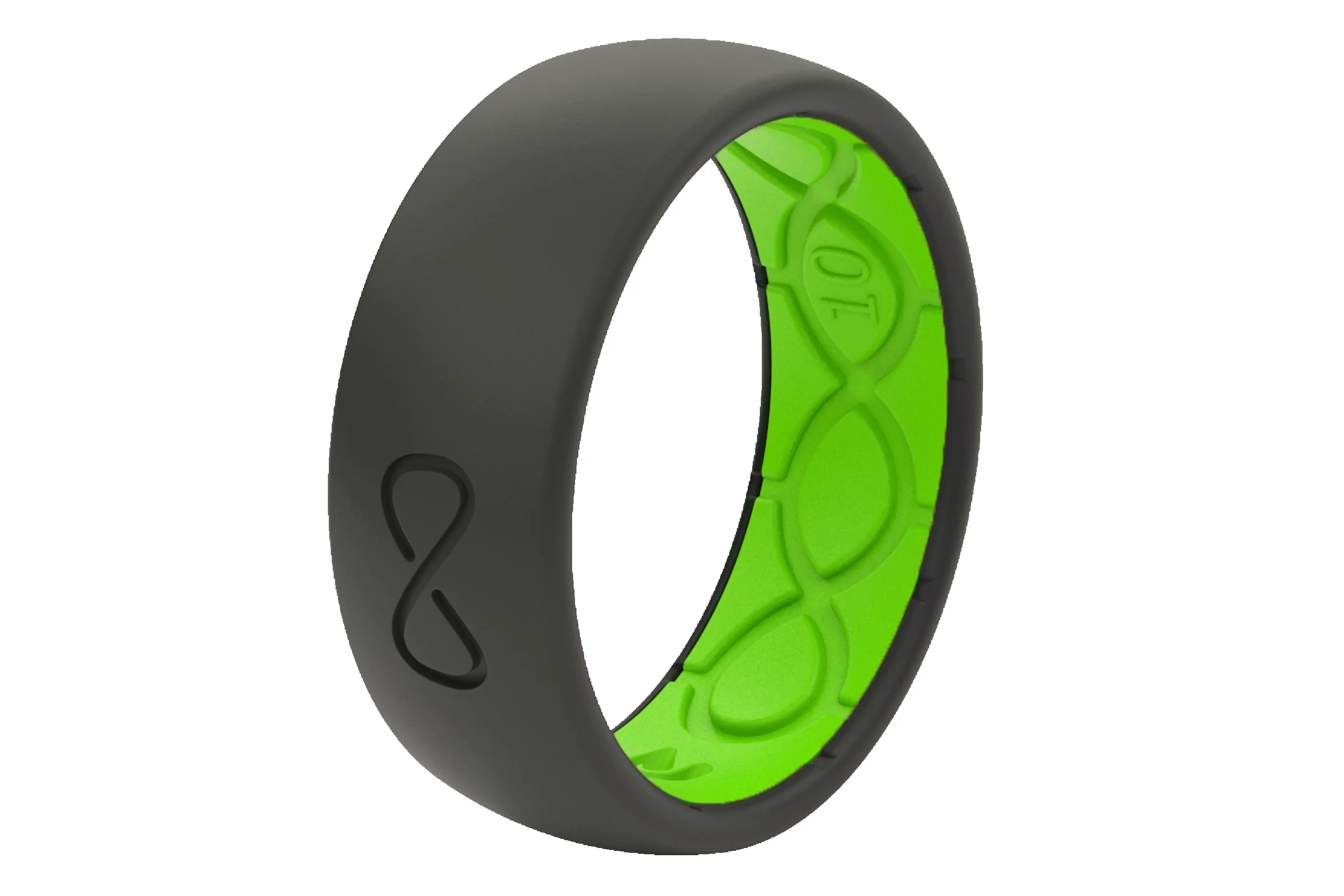 Solid Midnight Black & Green Ring sold by Groove Life product image thumbnail 2