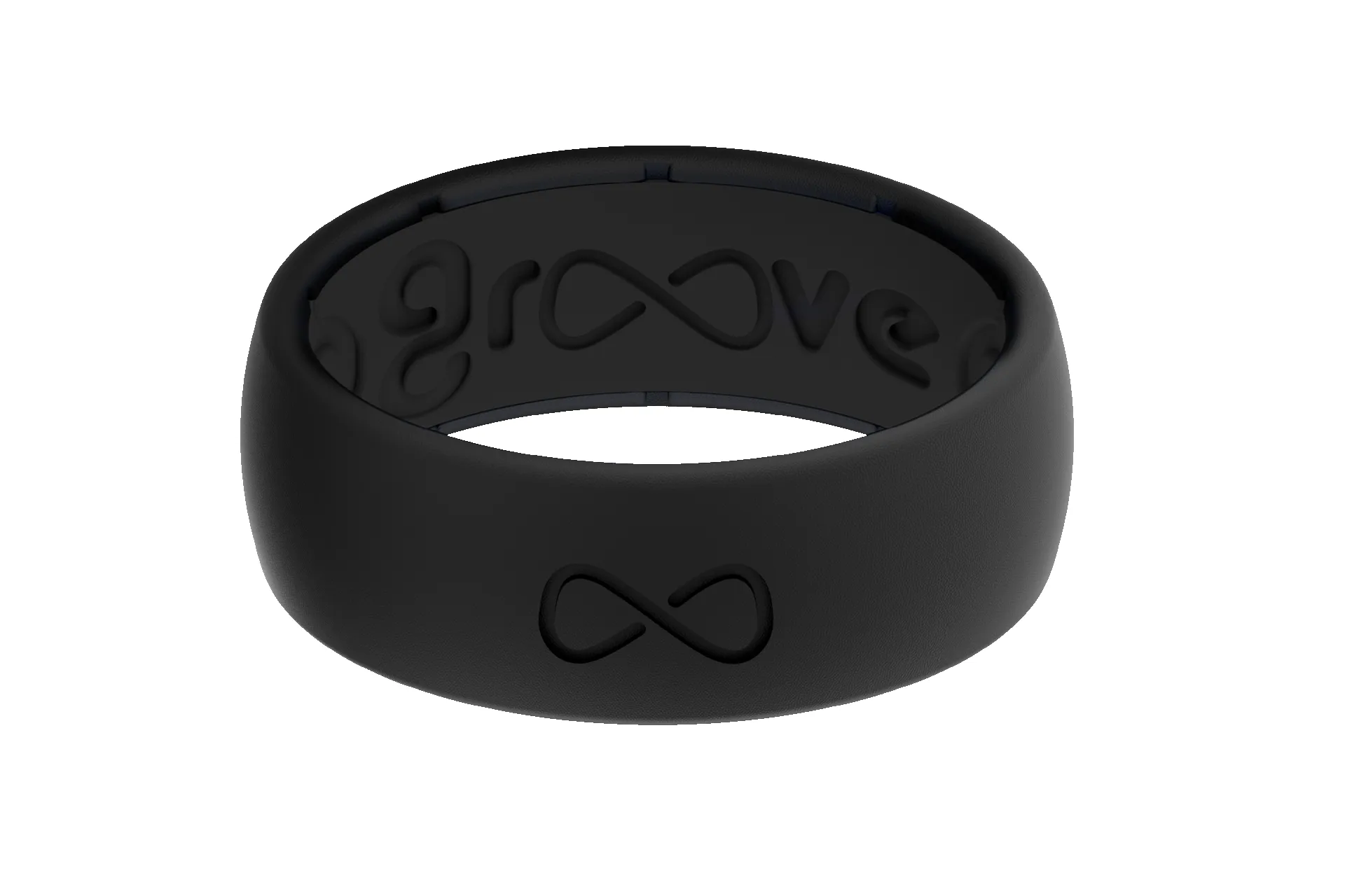 Solid Midnight Black Ring sold by Groove Life
