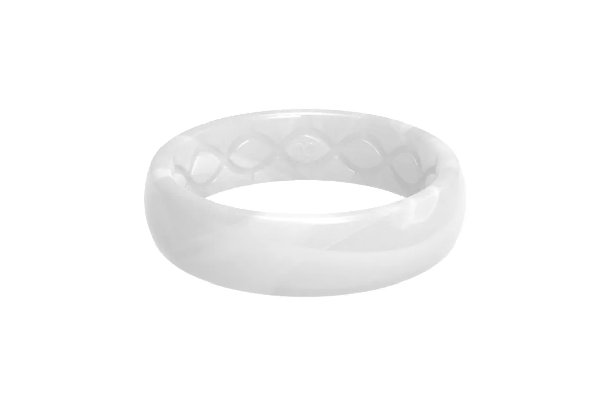 Solid Pearl Thin Ring sold by Groove Life