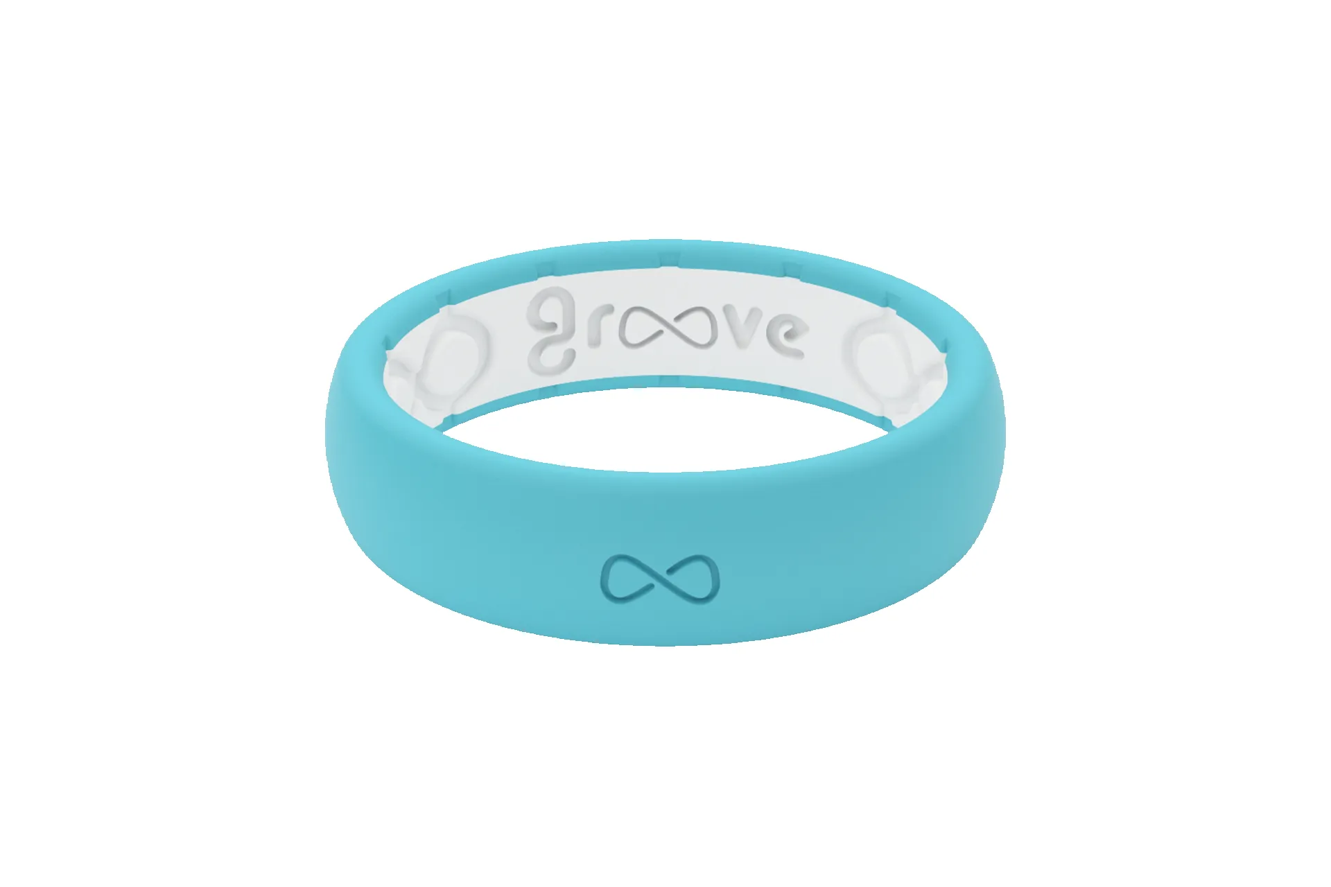 Solid Turquoise Thin Ring sold by Groove Life