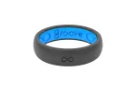 Solid Deep Stone Thin Ring sold by Groove Life