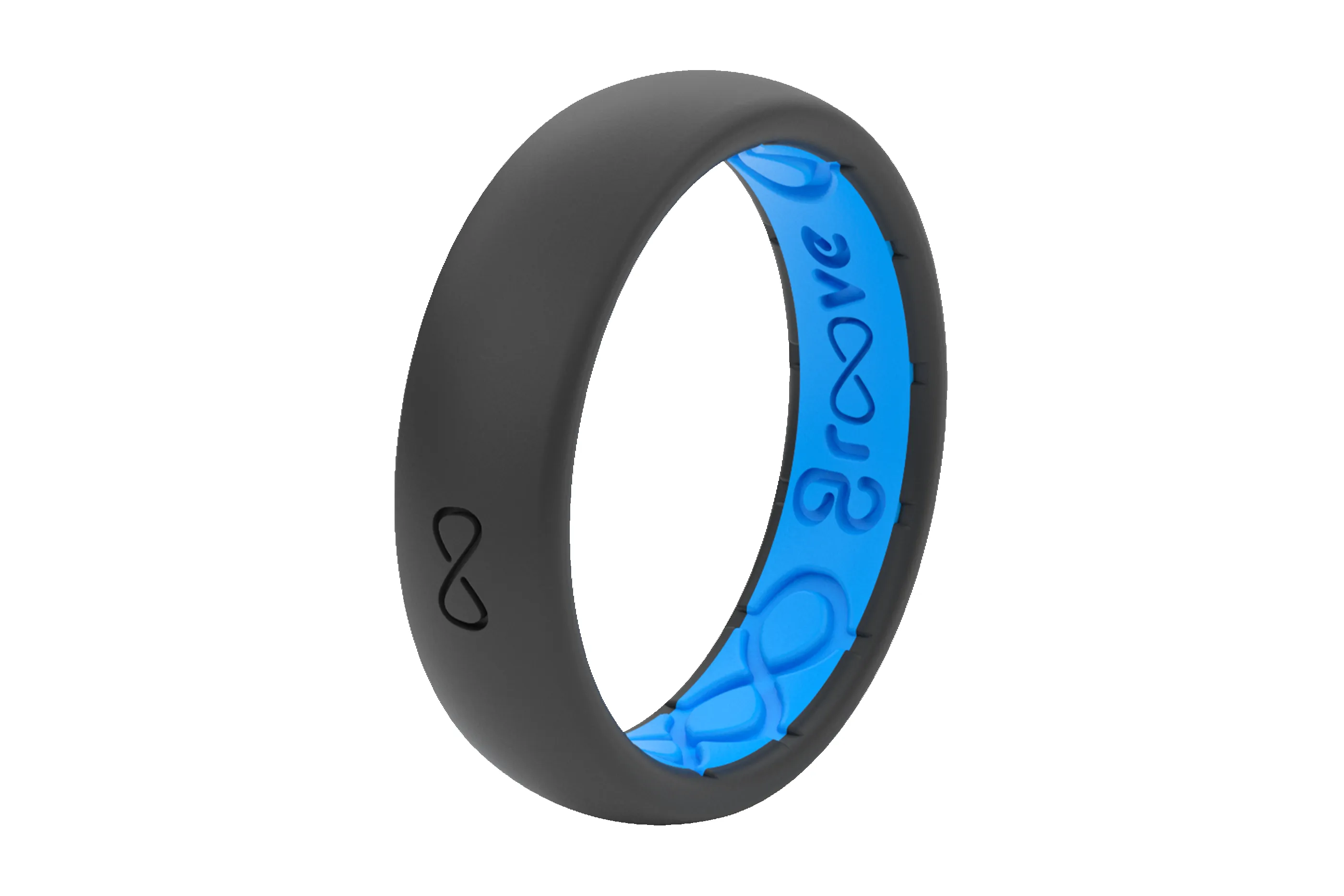 Solid Deep Stone Thin Ring sold by Groove Life product image thumbnail 2