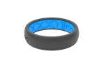Solid Deep Stone Thin Ring sold by Groove Life