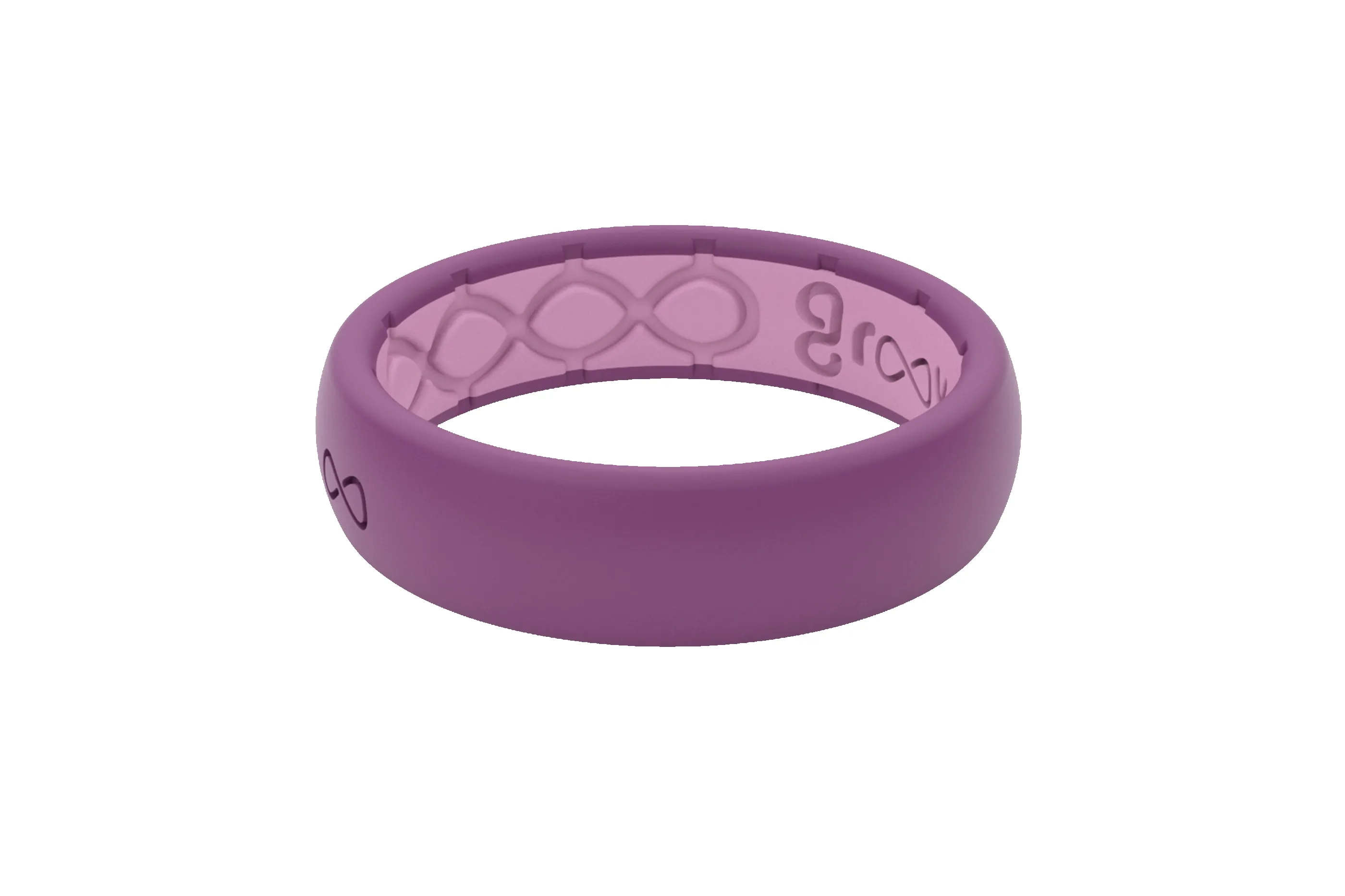 Solid Lilac Thin Ring sold by Groove Life product image thumbnail 3