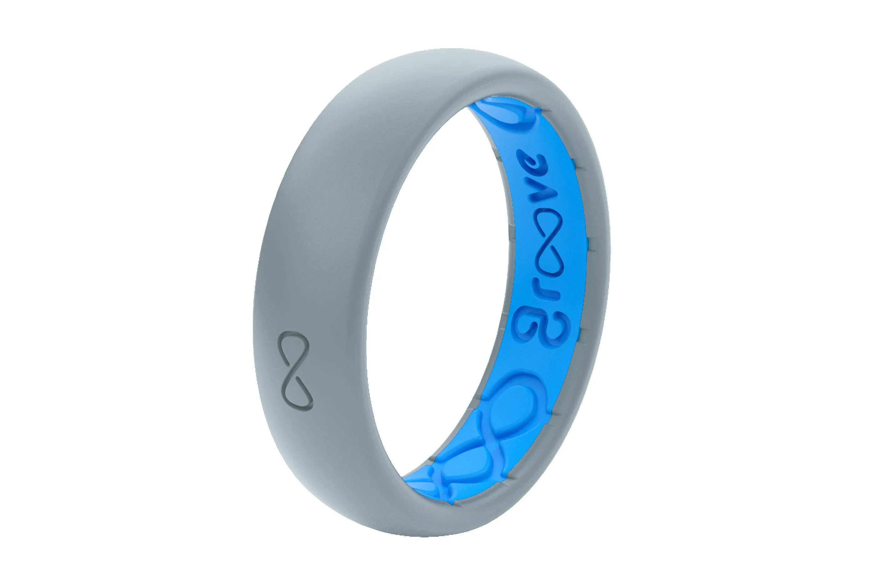 Solid Storm Grey Thin Ring sold by Groove Life product image thumbnail 2