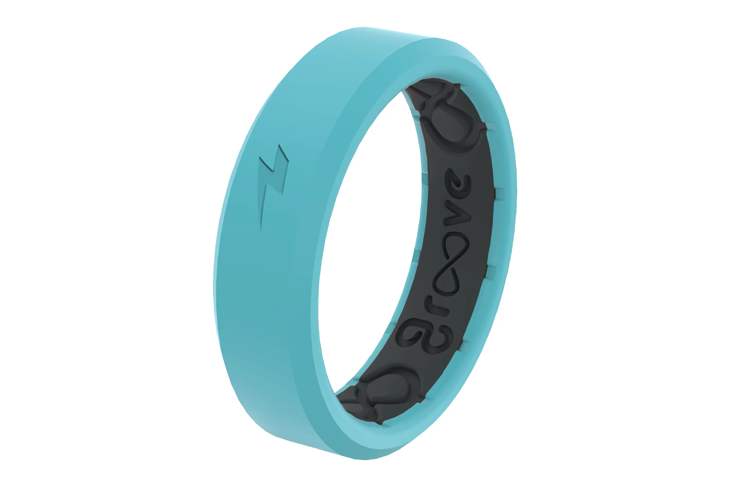 Zeus Aqua Thin Ring sold by Groove Life product image thumbnail 2