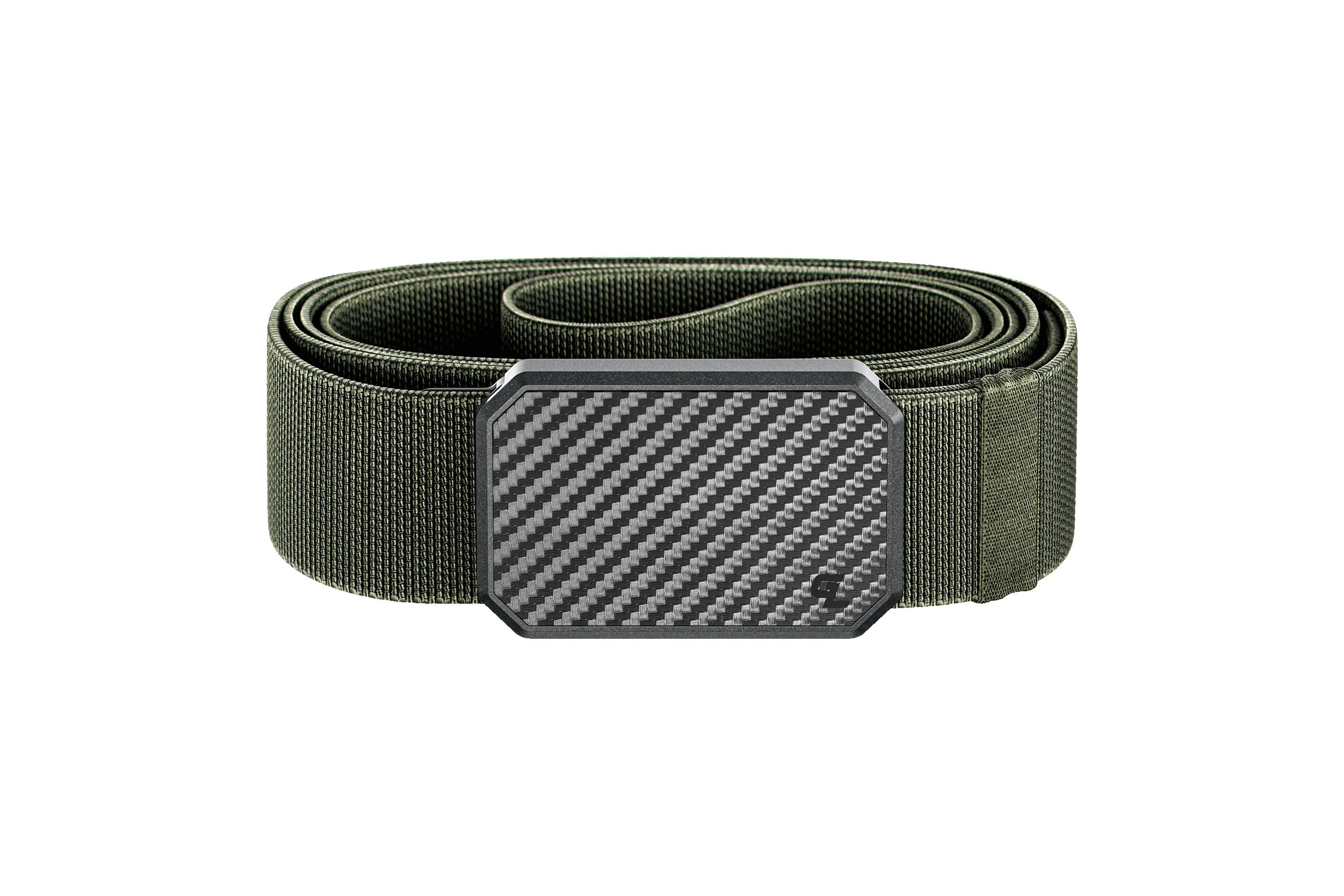 Groove Belt Carbon Fiber/Base Camp Green sold by Groove Life