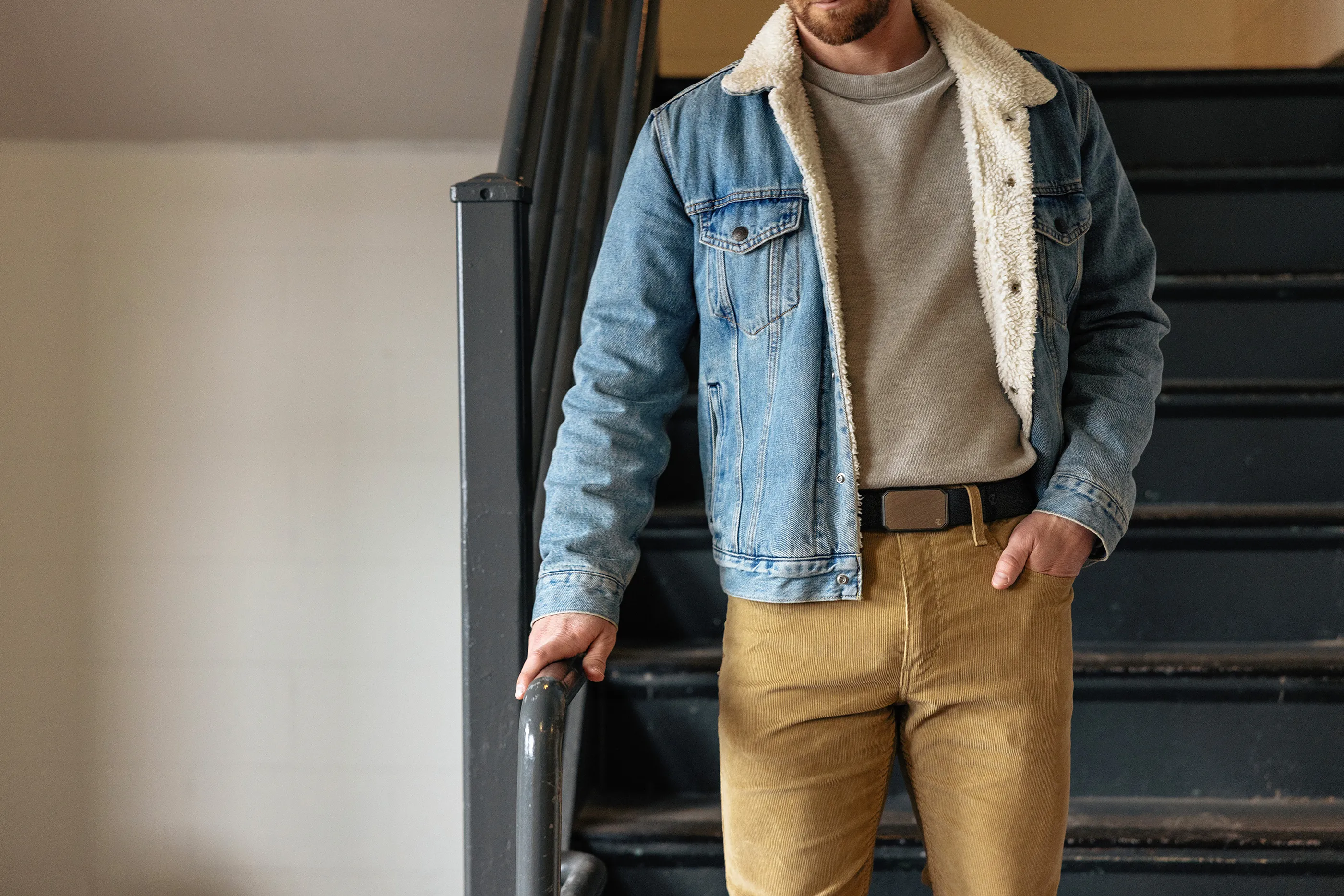 Groove Belt Gun Metal/Dark Earth sold by Groove Life product image thumbnail 3