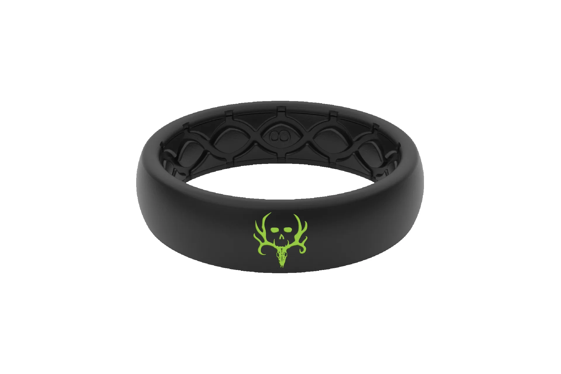 Bone Collector Midnight Black Thin Ring sold by Groove Life