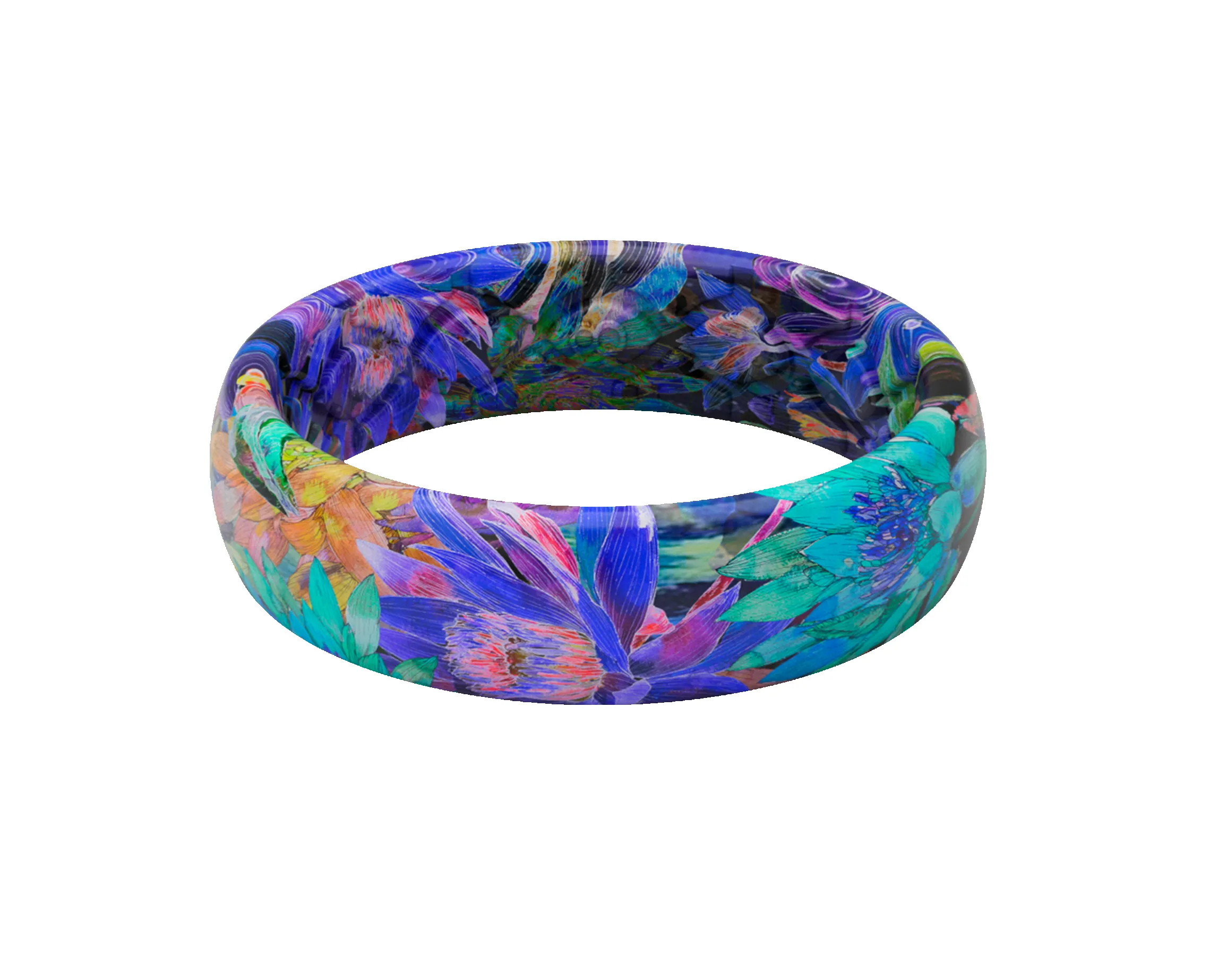 Twilight Blossom Thin Ring sold by Groove Life product image thumbnail 4