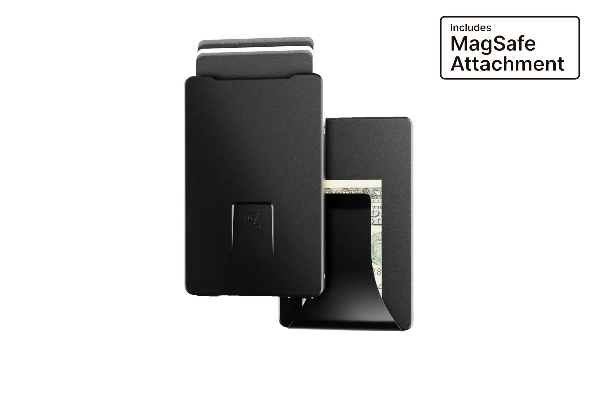 Groove Wallet® with MagSafe Plate - Midnight Black sold by Groove Life