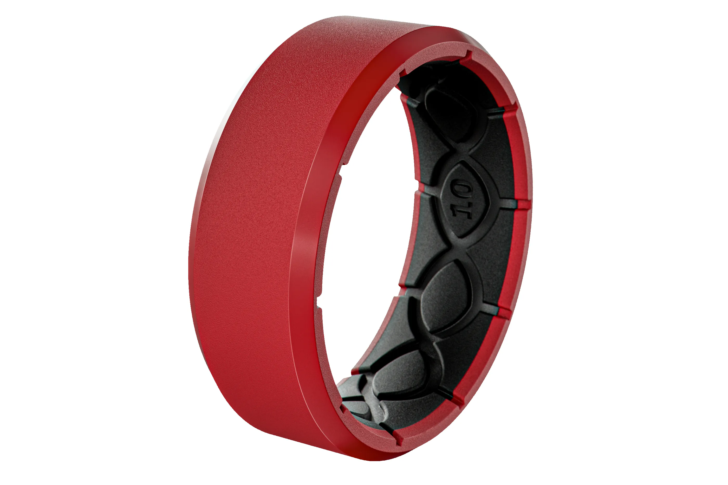 Zeus Edge Vintage Maroon Ring sold by Groove Life product image thumbnail 3
