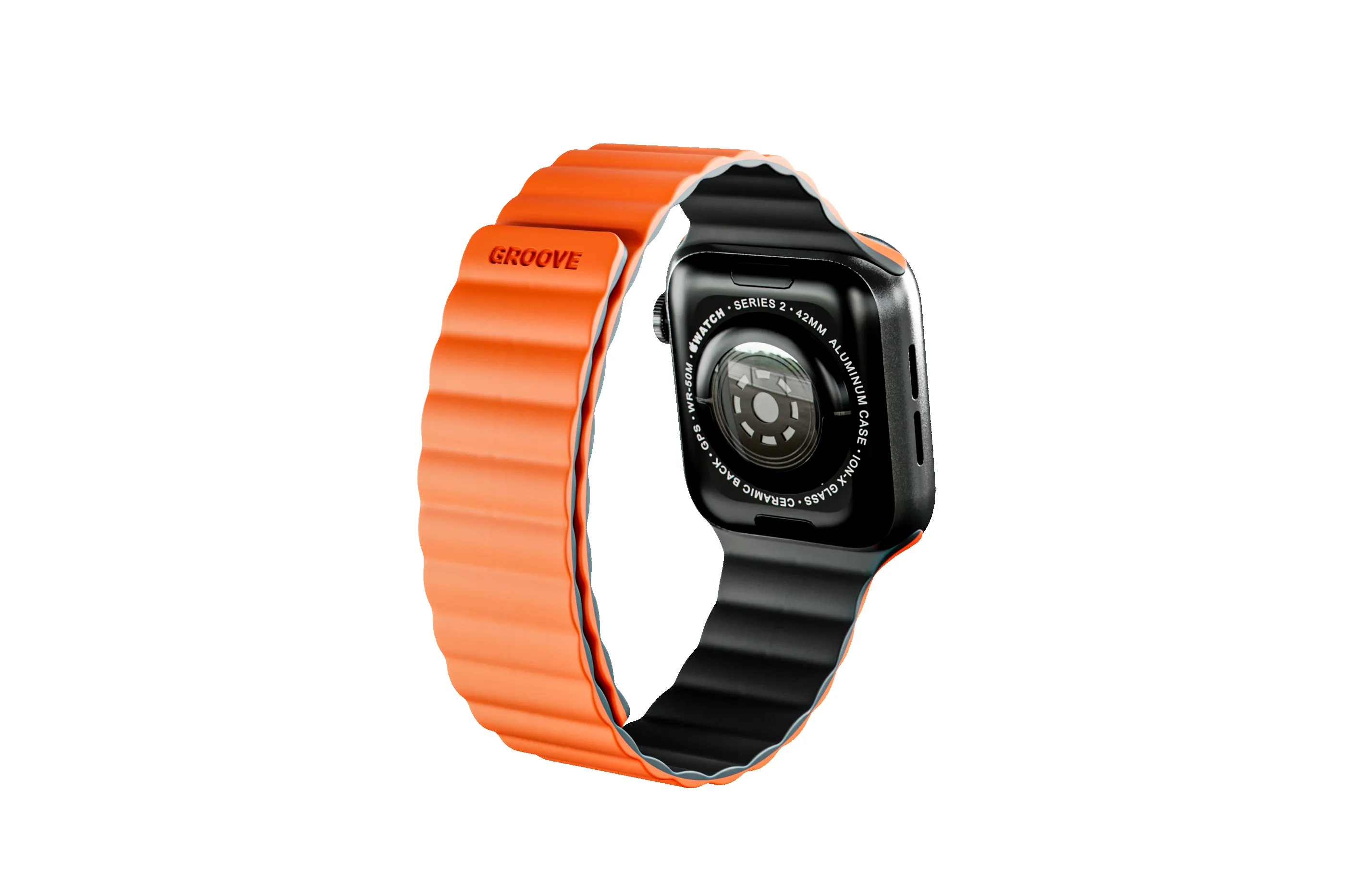 Apple Magnetic Watch Band - Orange sold by Groove Life product image thumbnail 2