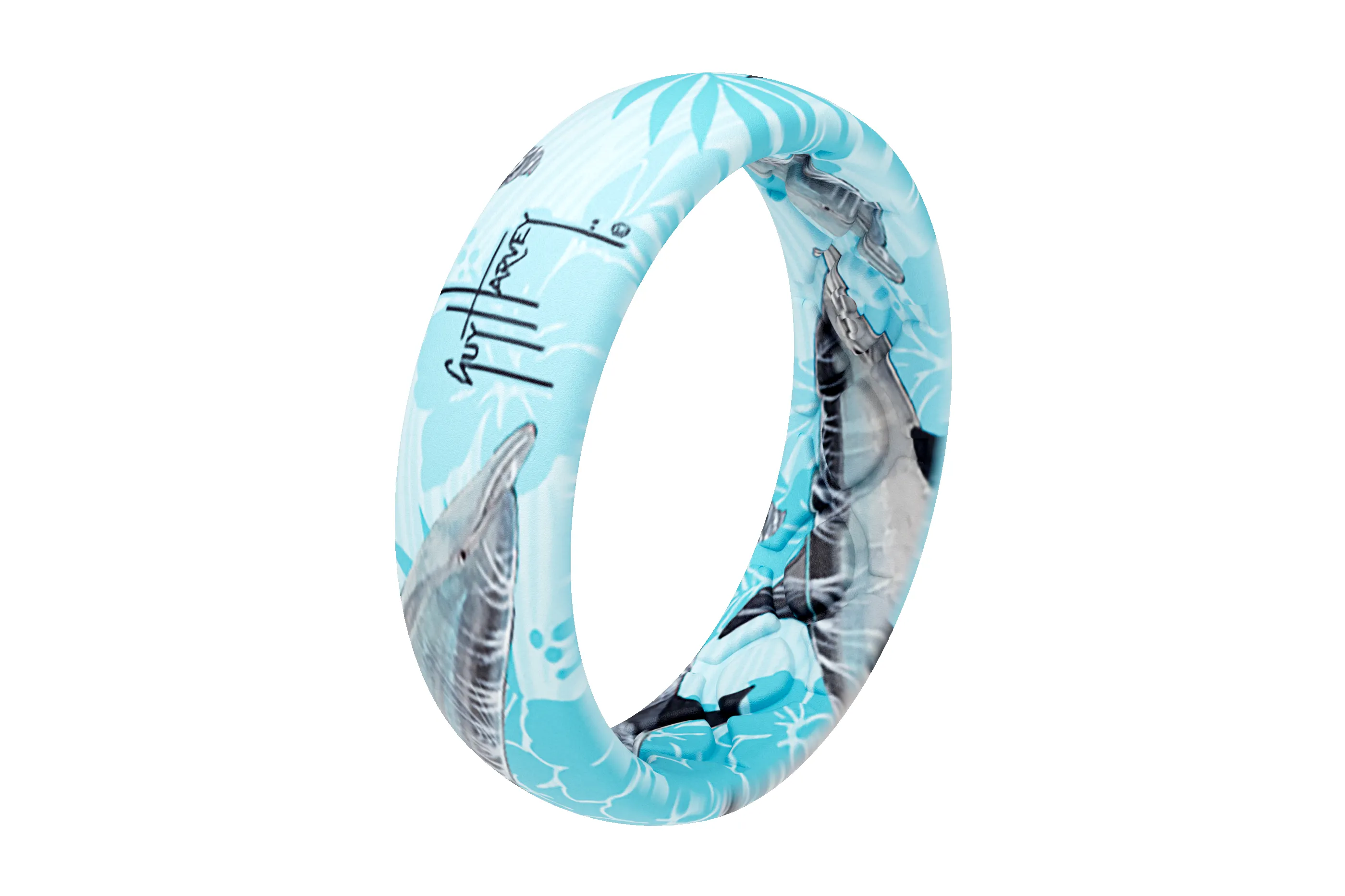 Guy Harvey Dolphin Thin Ring sold by Groove Life product image thumbnail 2