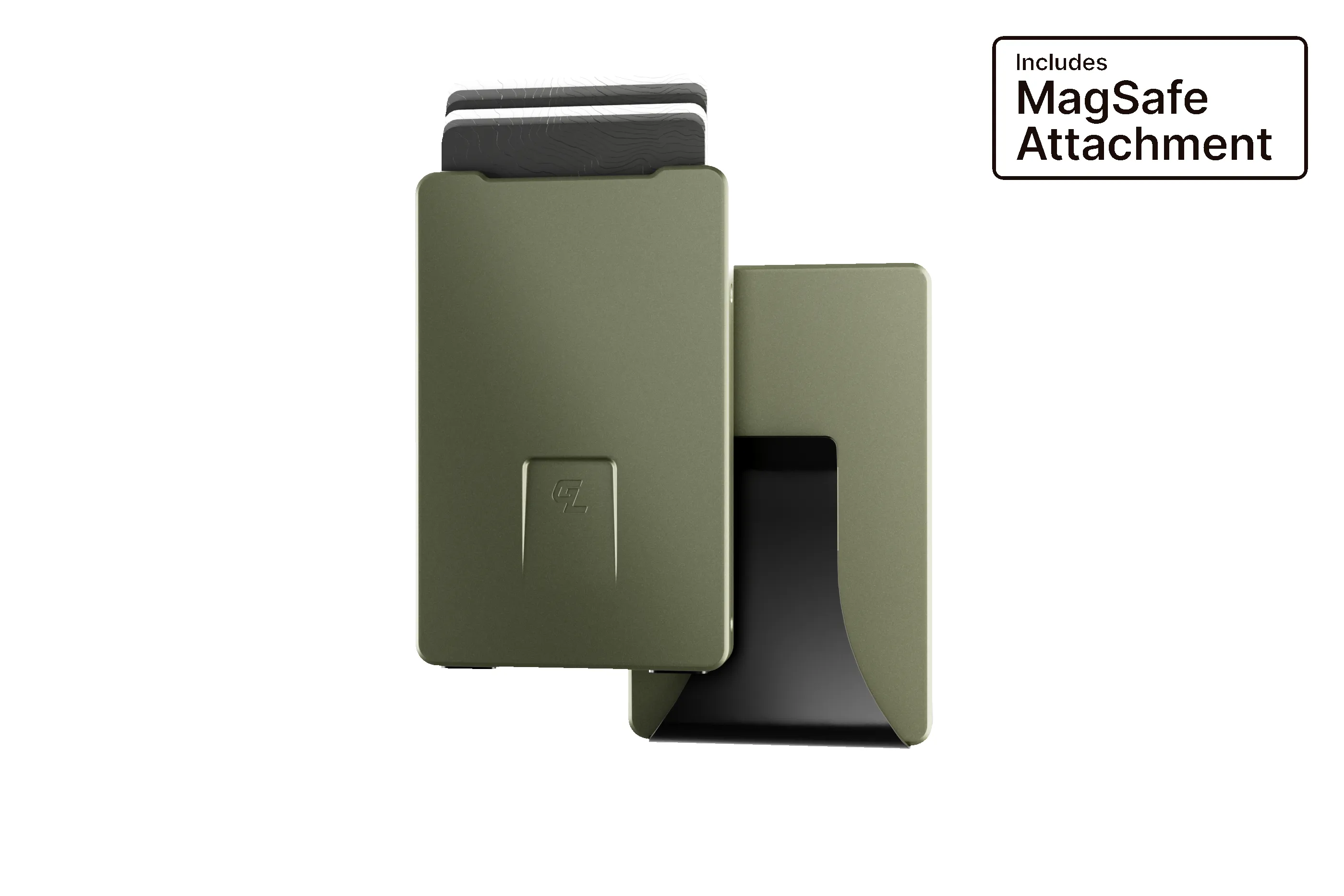 Groove Wallet® with MagSafe Plate - Base Camp Green sold by Groove Life