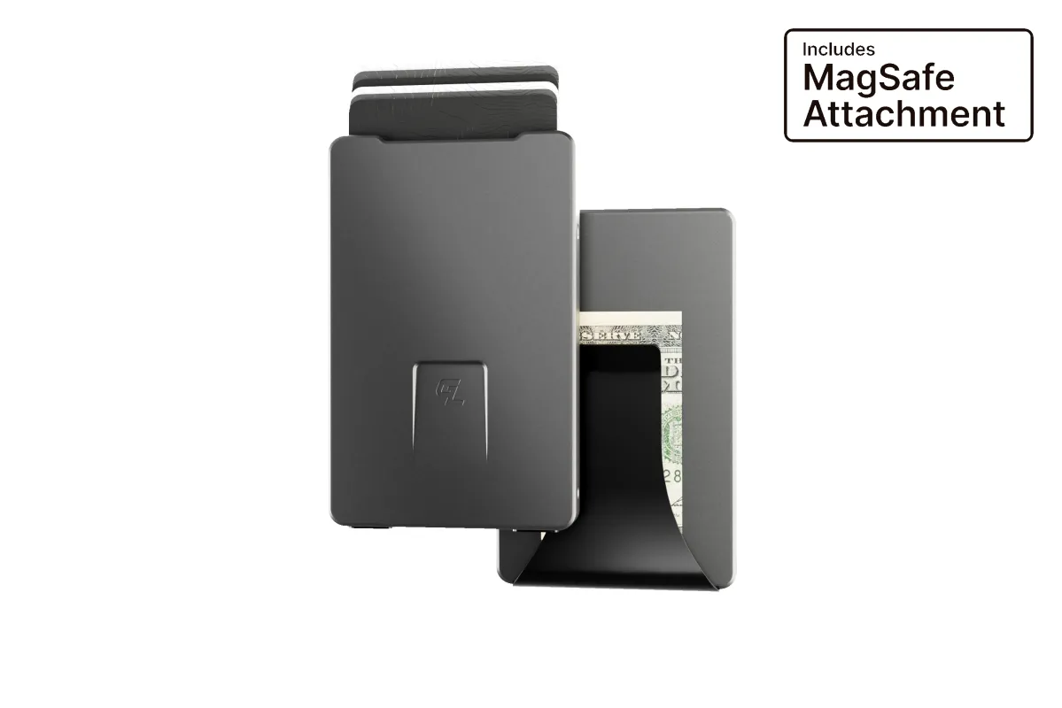 Groove Wallet® with MagSafe Plate - Gun Metal sold by Groove Life