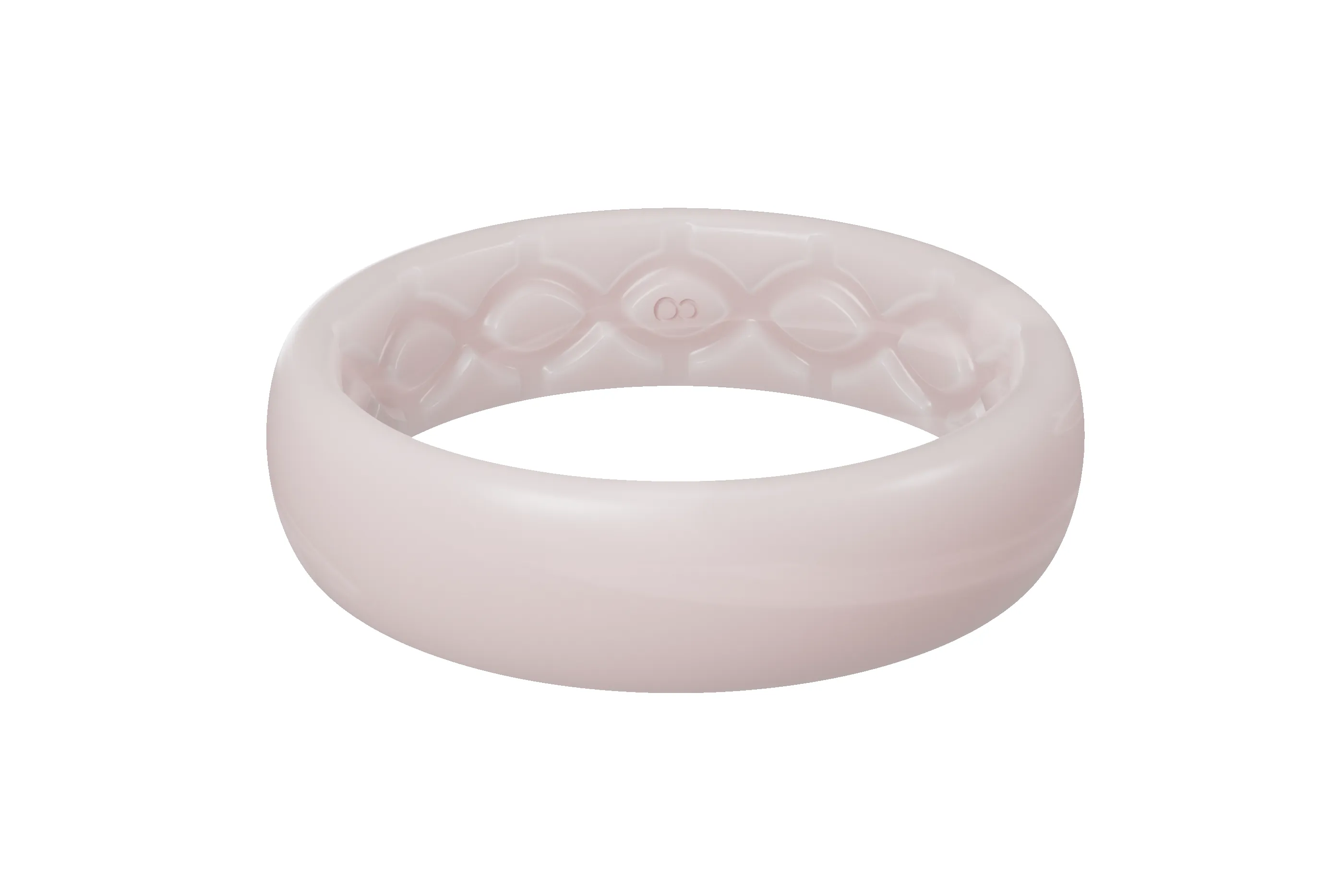 Solid Pearl Rose Thin Ring sold by Groove Life