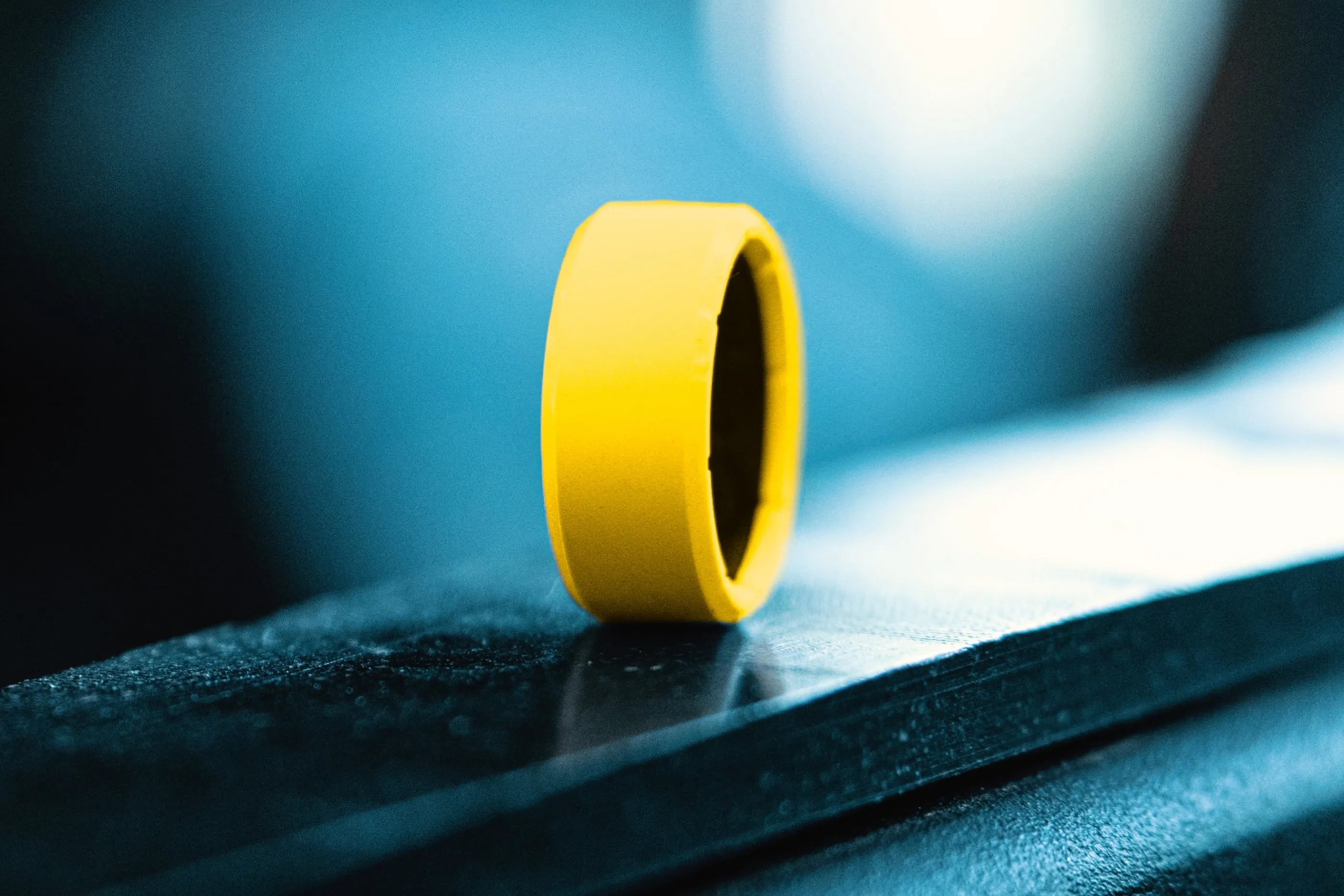 Zeus Pulse Yellow Thin Ring sold by Groove Life product image thumbnail 4