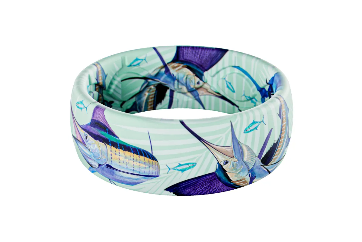 Guy Harvey Billfish Collage Ring sold by Groove Life