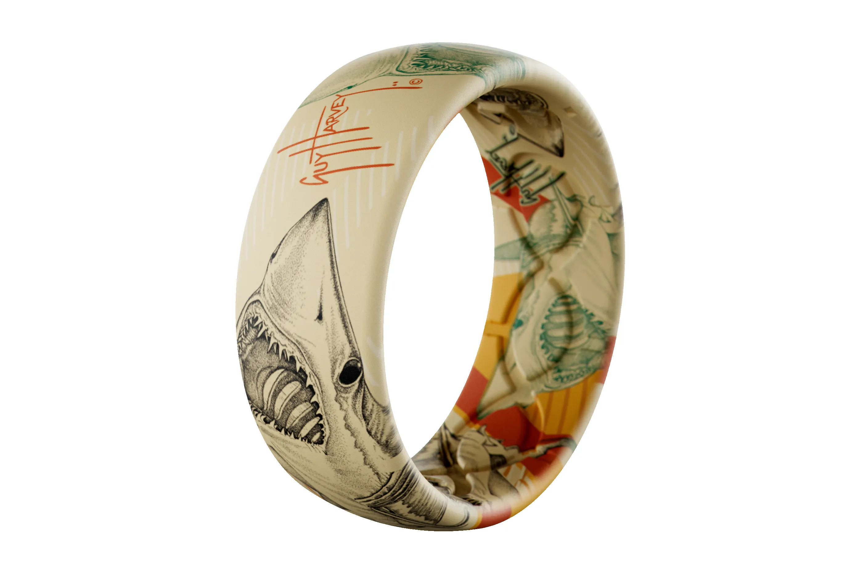 Guy Harvey Mako Shark Ring sold by Groove Life product image thumbnail 3