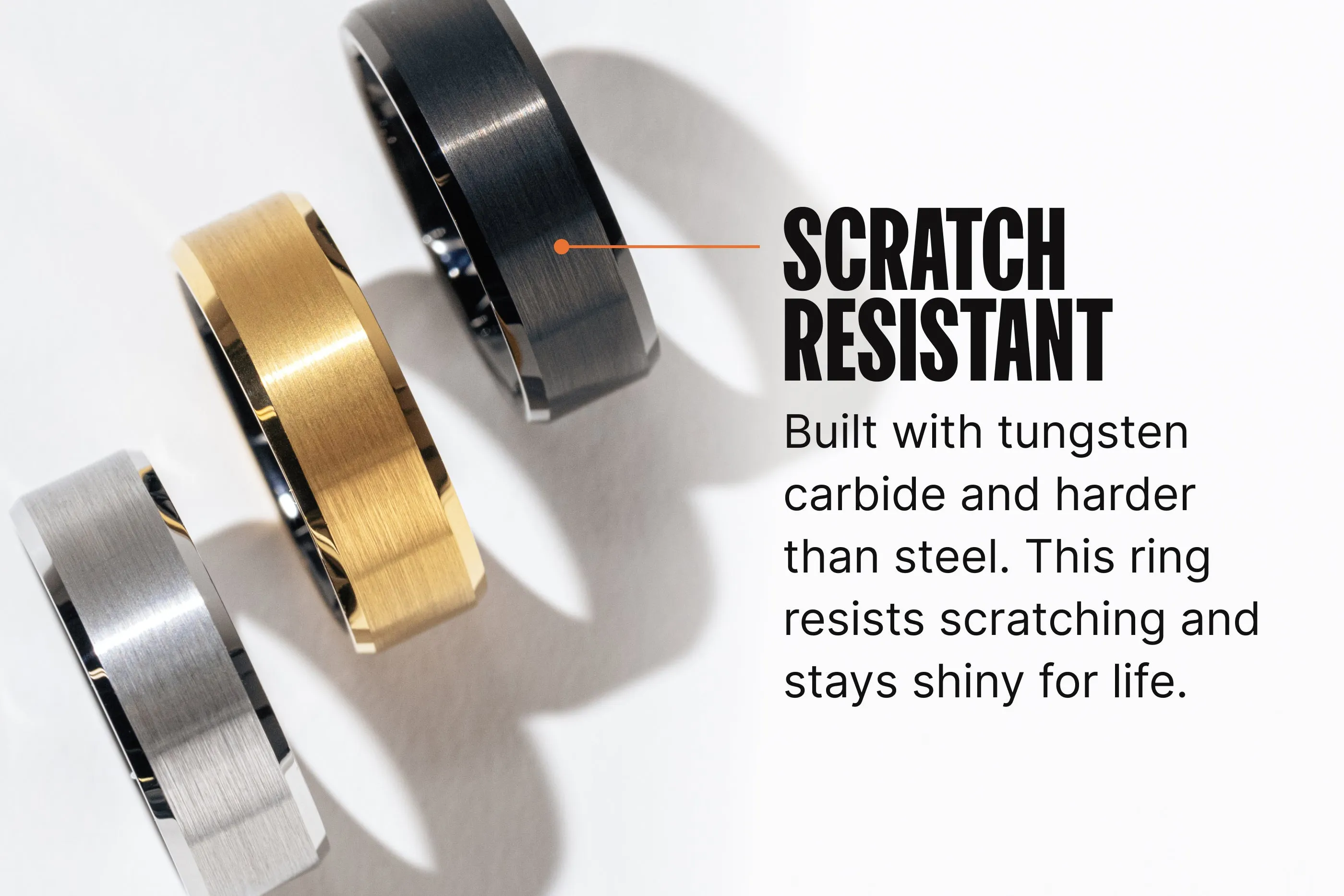 Groove Ring® Tungsten - 24k Gold sold by Groove Life product image thumbnail 4