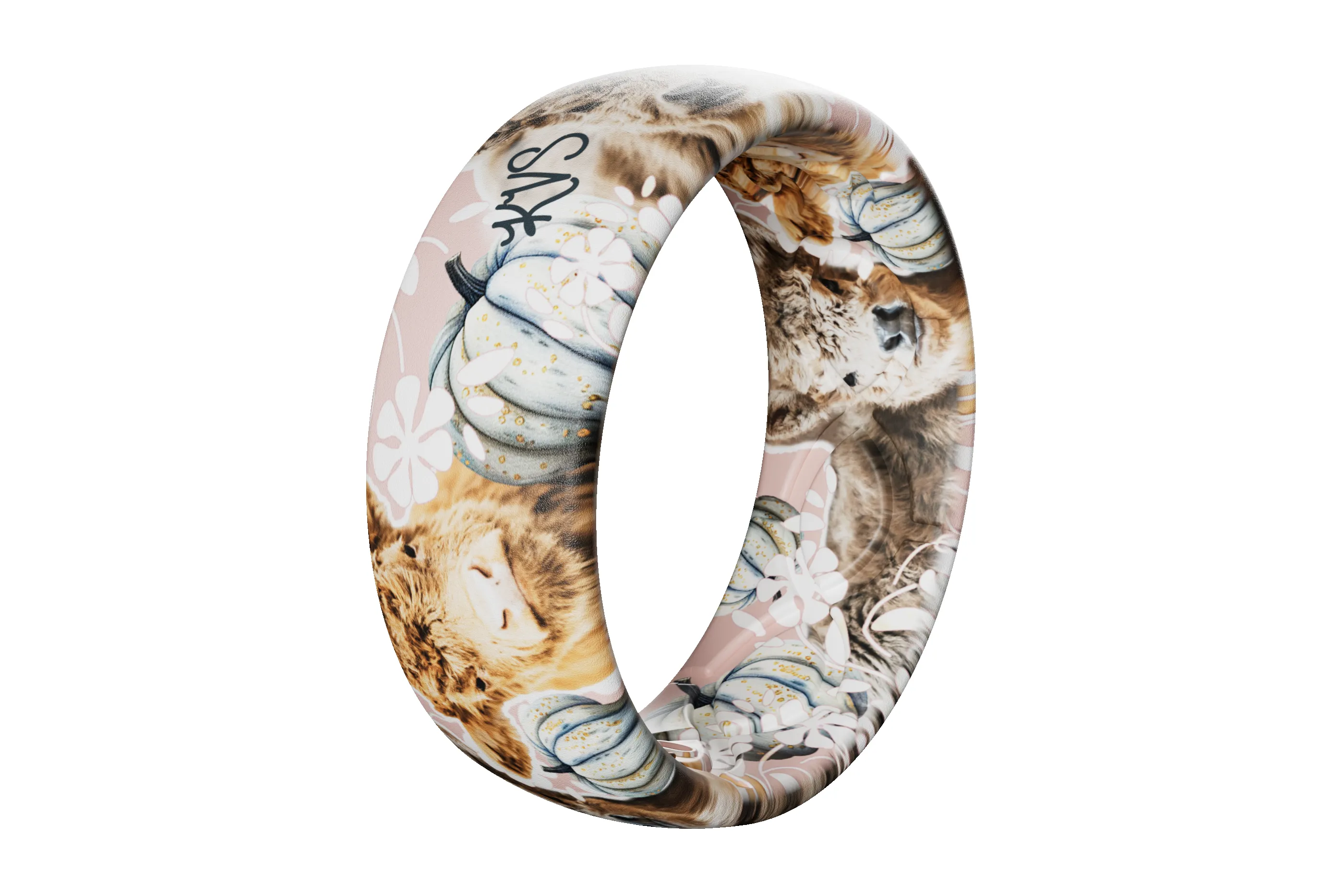 Katie Van Slyke Posie & Pumpkin Ring sold by Groove Life product image thumbnail 3