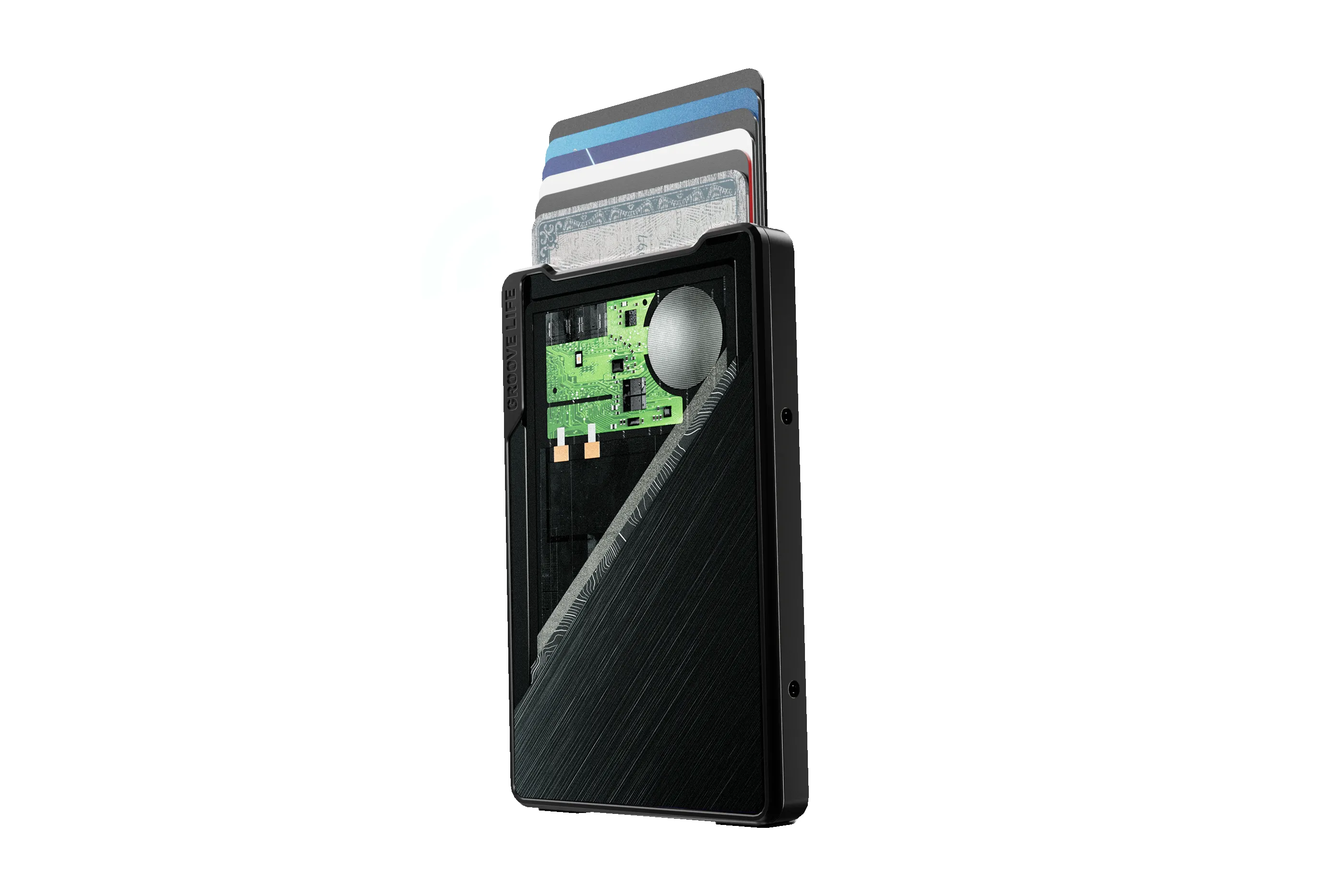 Groove Smart Wallet Trace - Midnight Black sold by Groove Life product image thumbnail 2