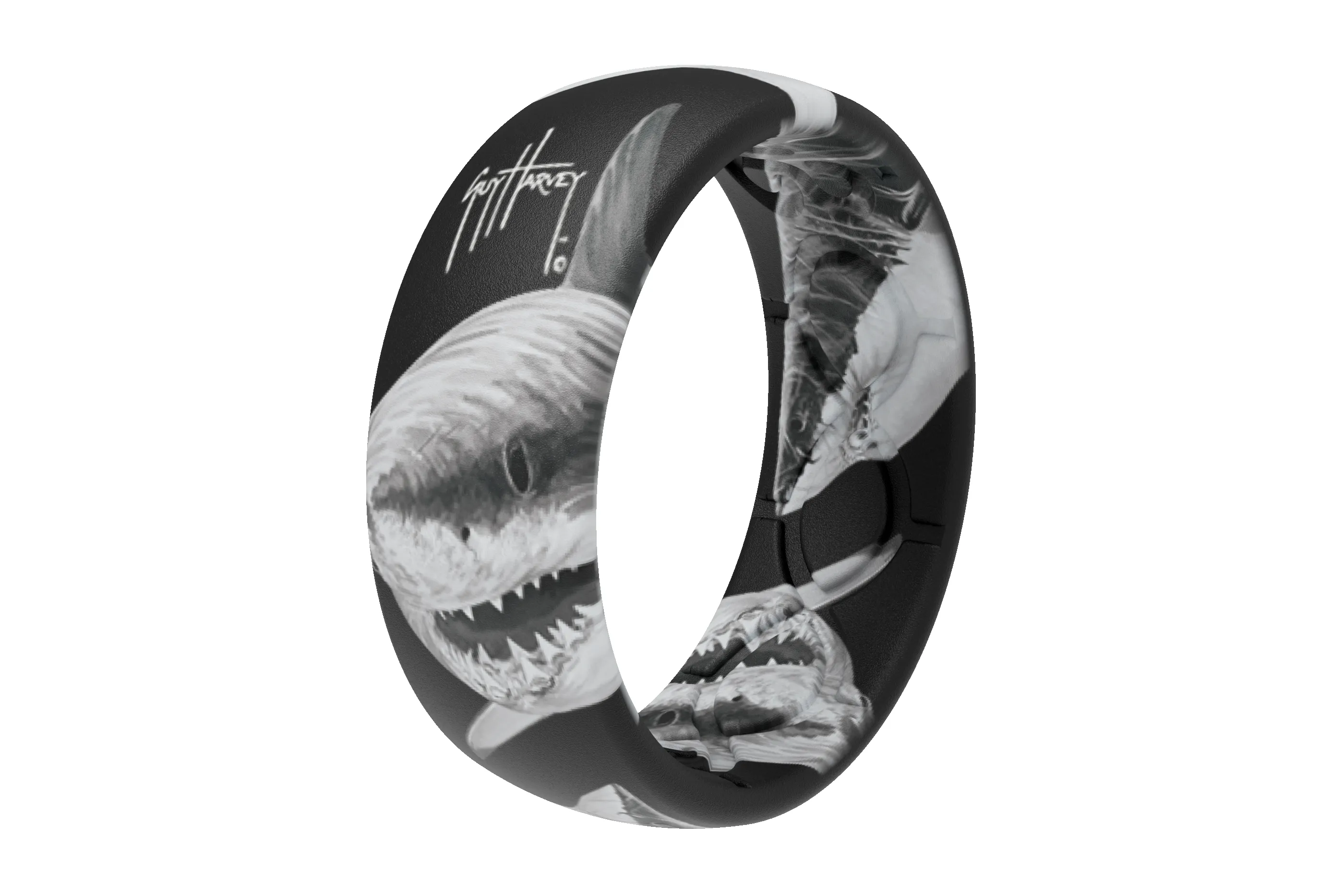Guy Harvey Great White Shark Ring sold by Groove Life product image thumbnail 2