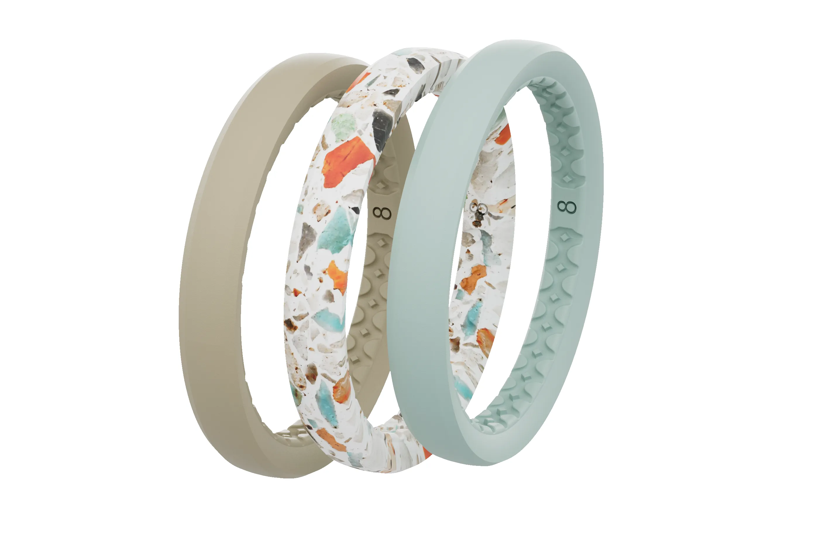 Sea Glass - Stackable Ring sold by Groove Life product image thumbnail 2