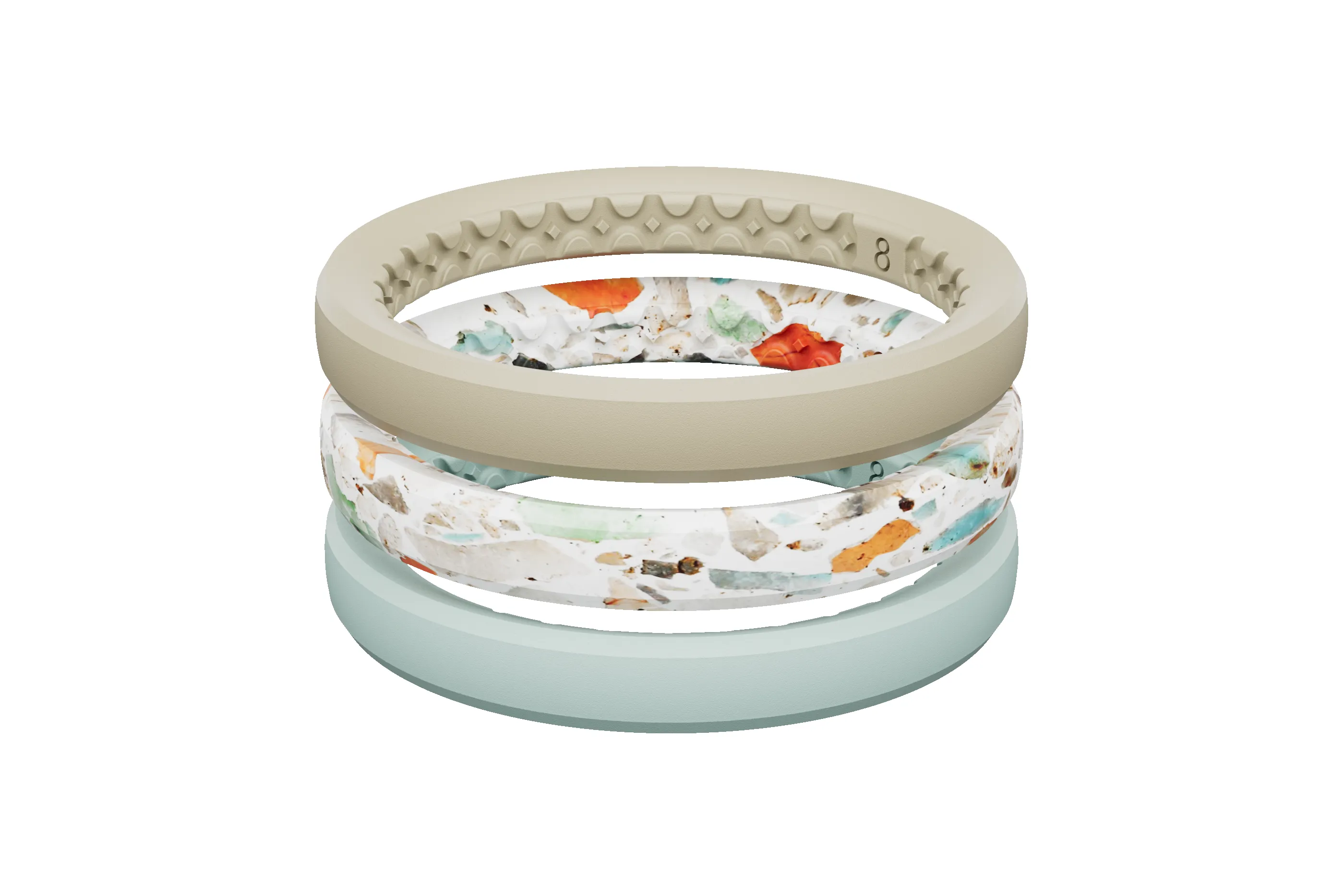 Sea Glass - Stackable Ring sold by Groove Life