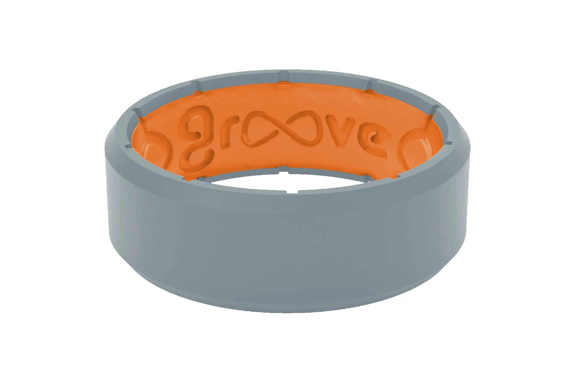 Edge Storm Grey & Orange Ring sold by Groove Life