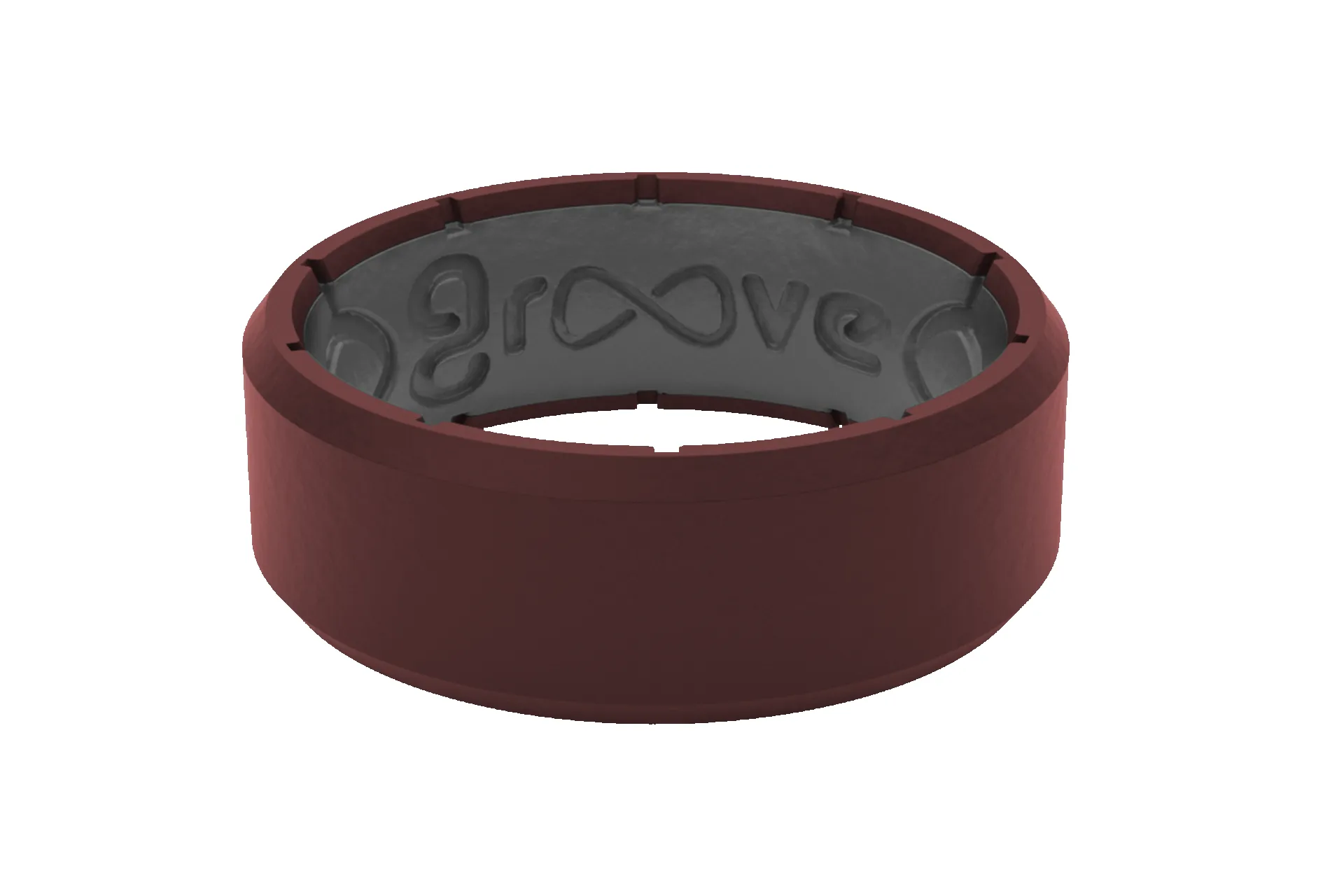 Edge Crimson & Grey Ring sold by Groove Life product image thumbnail 3