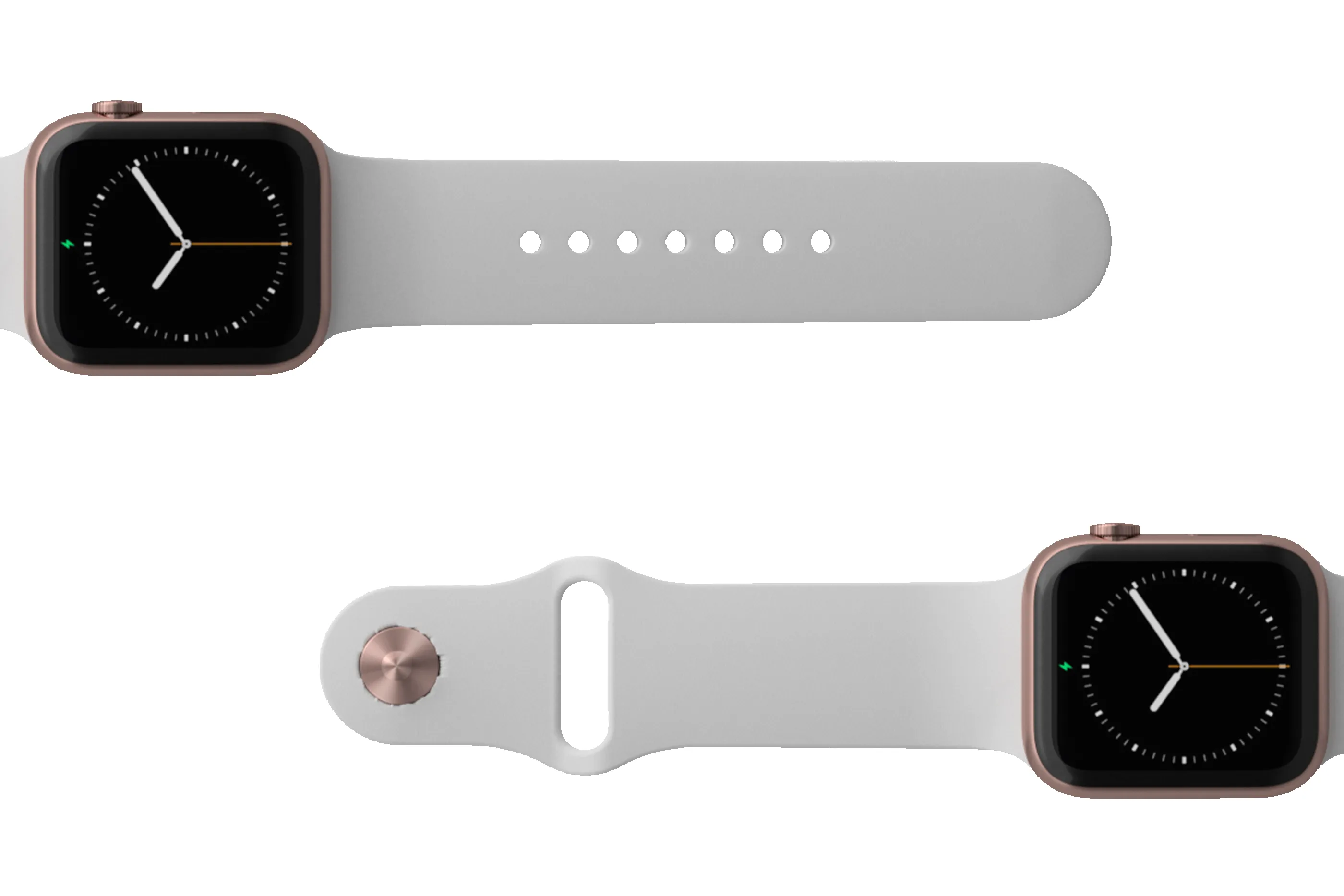 Apple Watch Band Solid White sold by Groove Life product image thumbnail 3