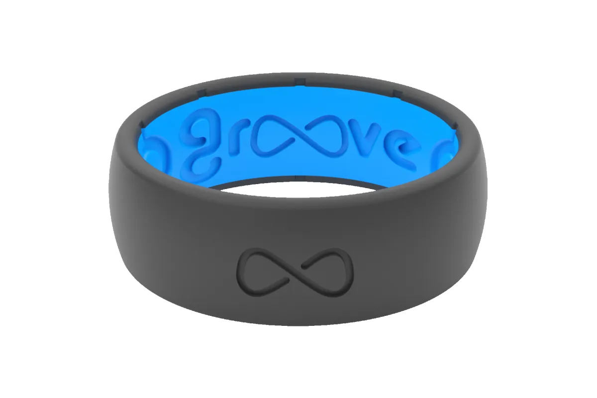 Solid Deep Stone Grey Ring sold by Groove Life