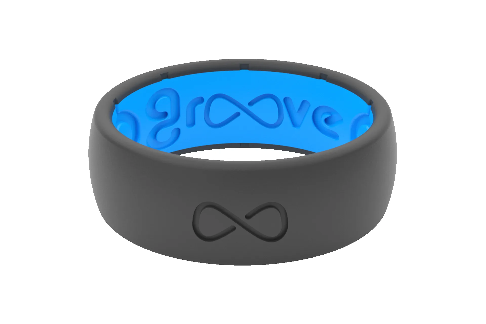 Solid Deep Stone Grey Ring sold by Groove Life