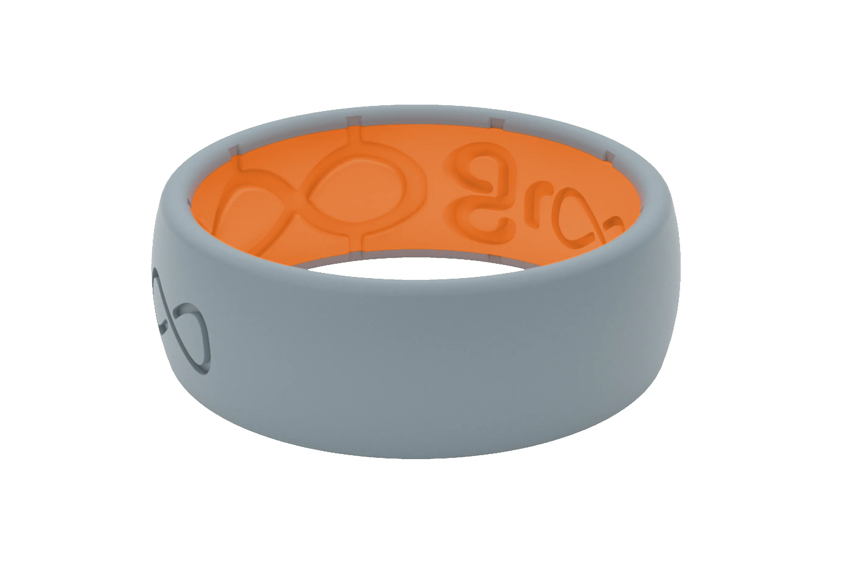 Solid Storm Grey & Orange Ring sold by Groove Life product image thumbnail 3