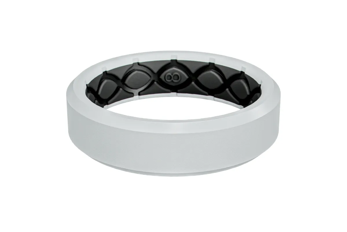 Zeus Whiteout Thin Ring sold by Groove Life