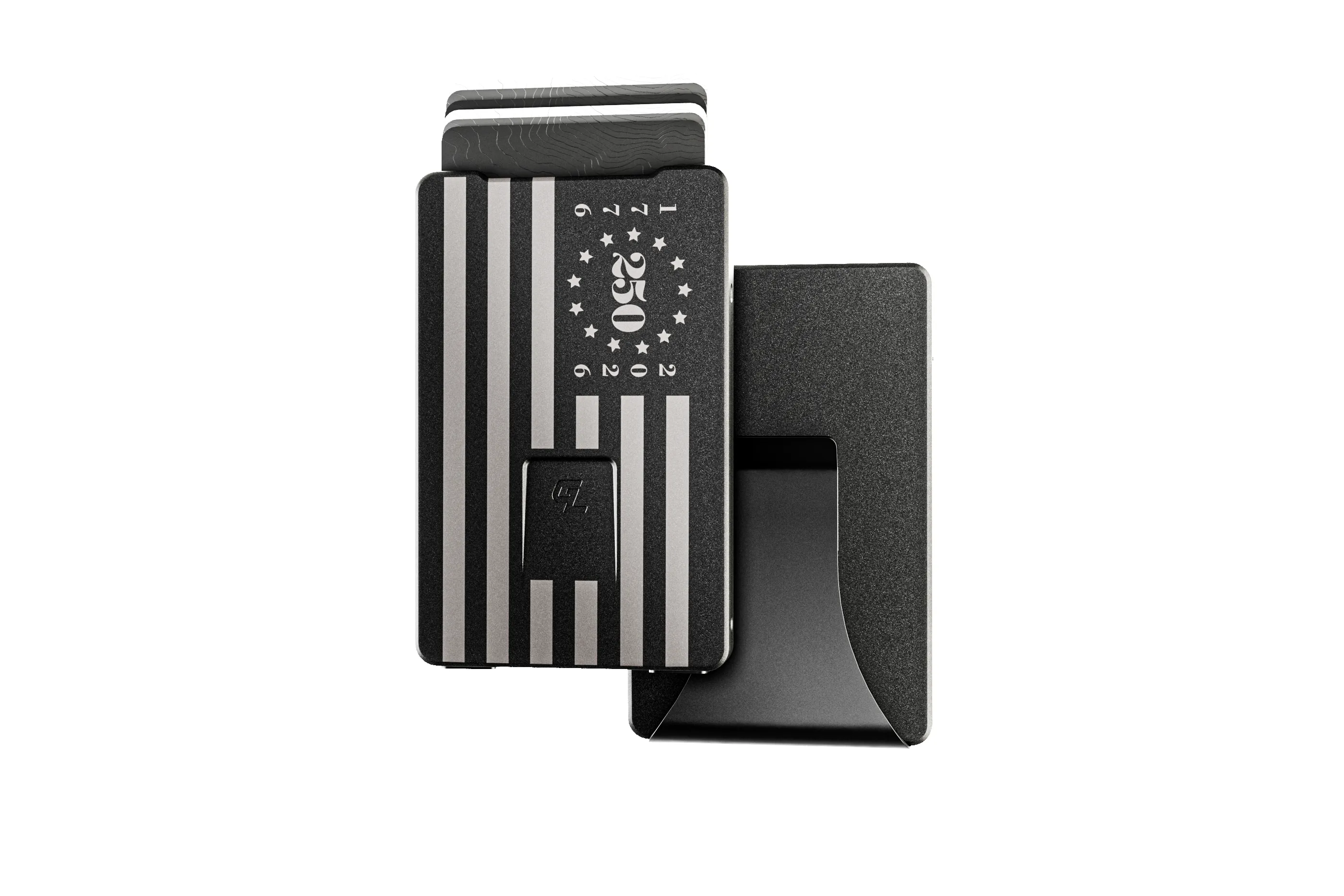 Groove Wallet® - Midnight Black 250th Flag sold by Groove Life