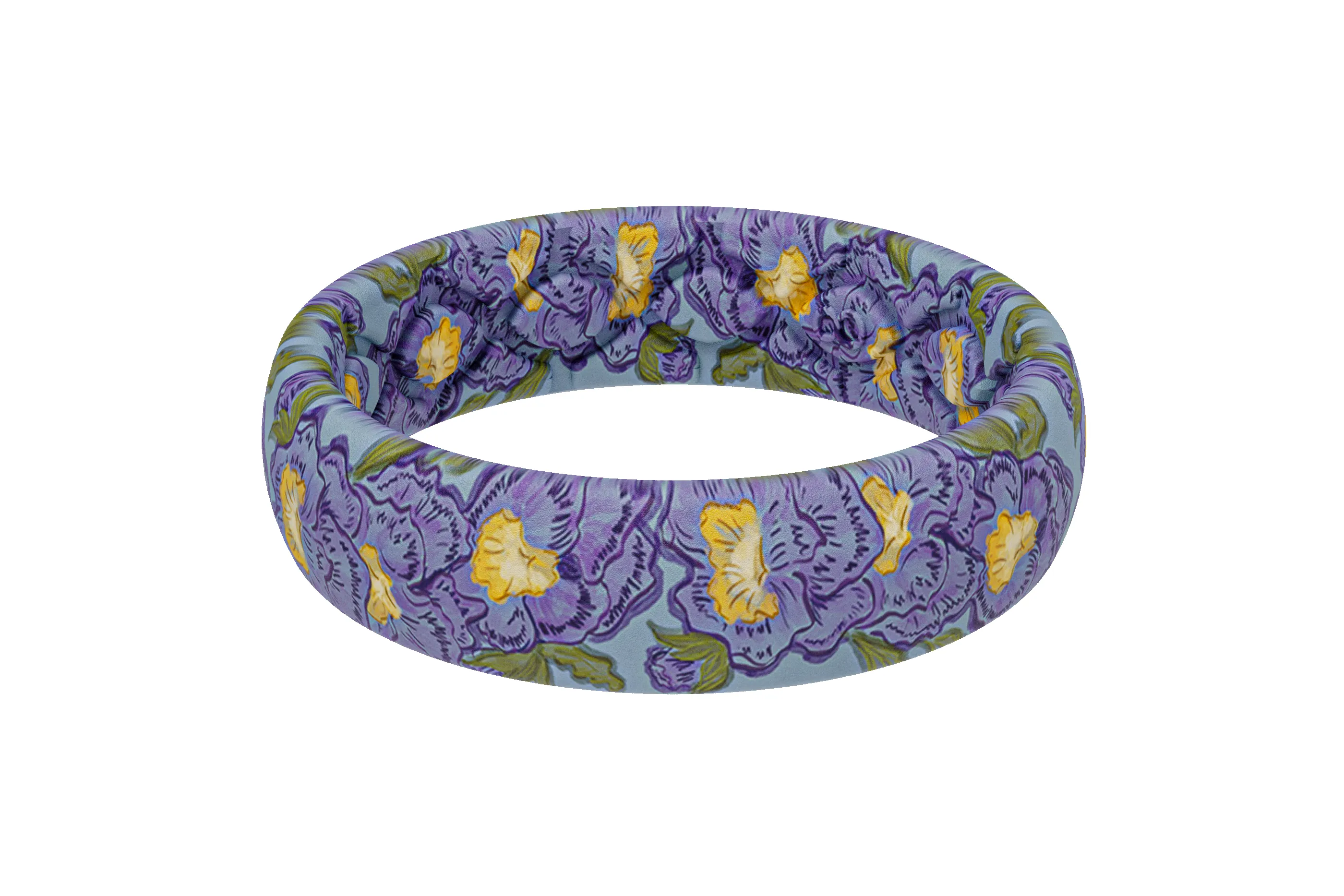 February Violets Thin Ring sold by Groove Life product image thumbnail 2