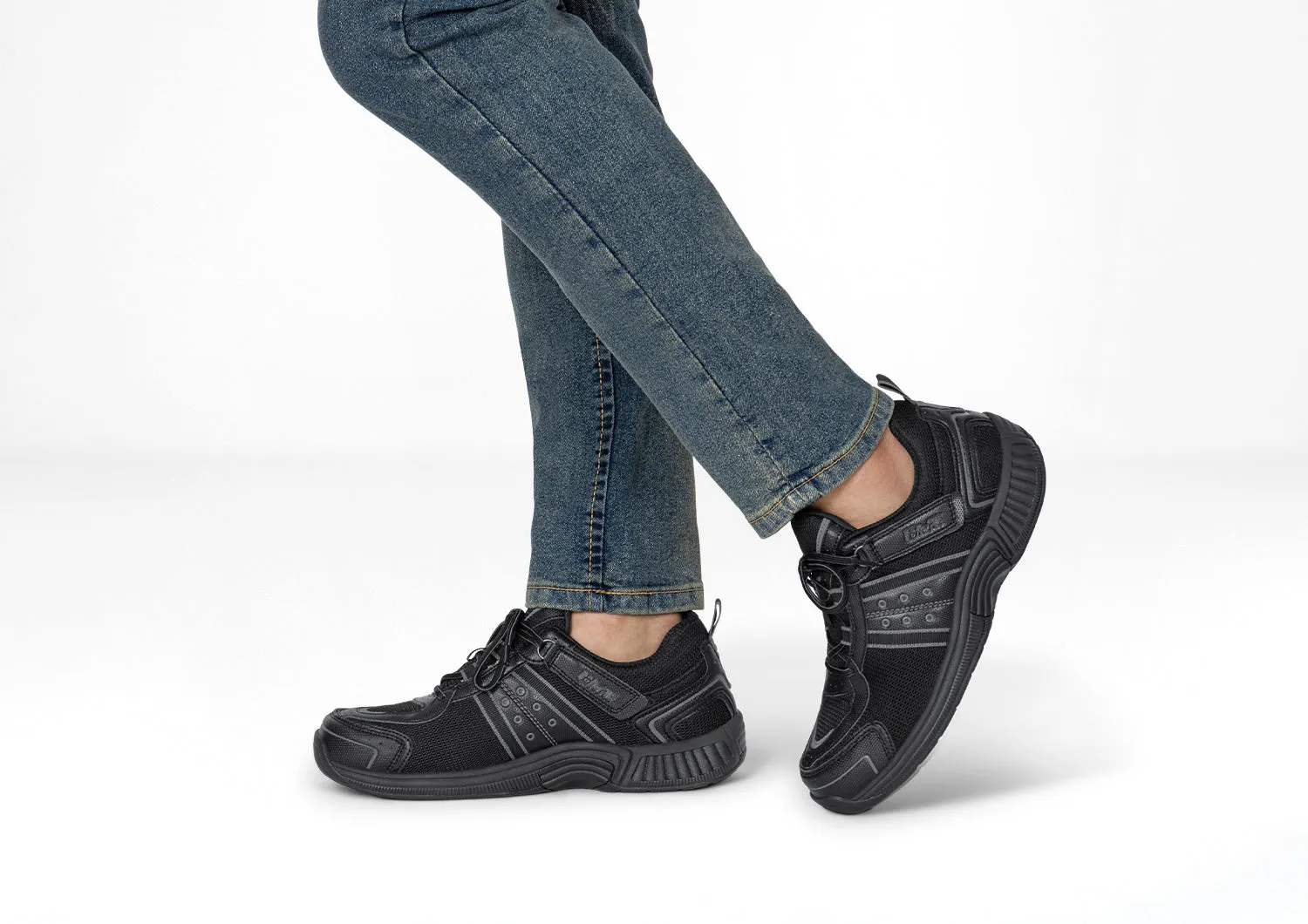 Monterey Bay Tie-Less - Black sold by Orthofeet product image thumbnail 2