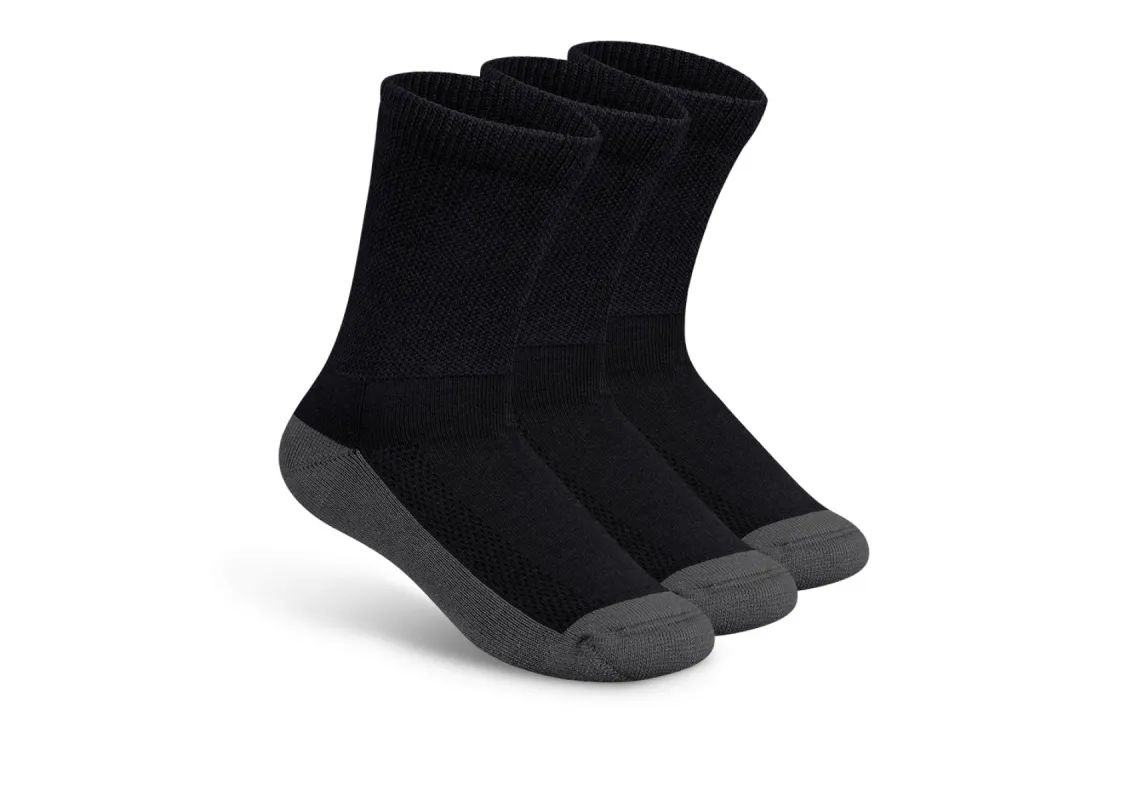 Padded Sole Socks - Charcoal sold by Orthofeet