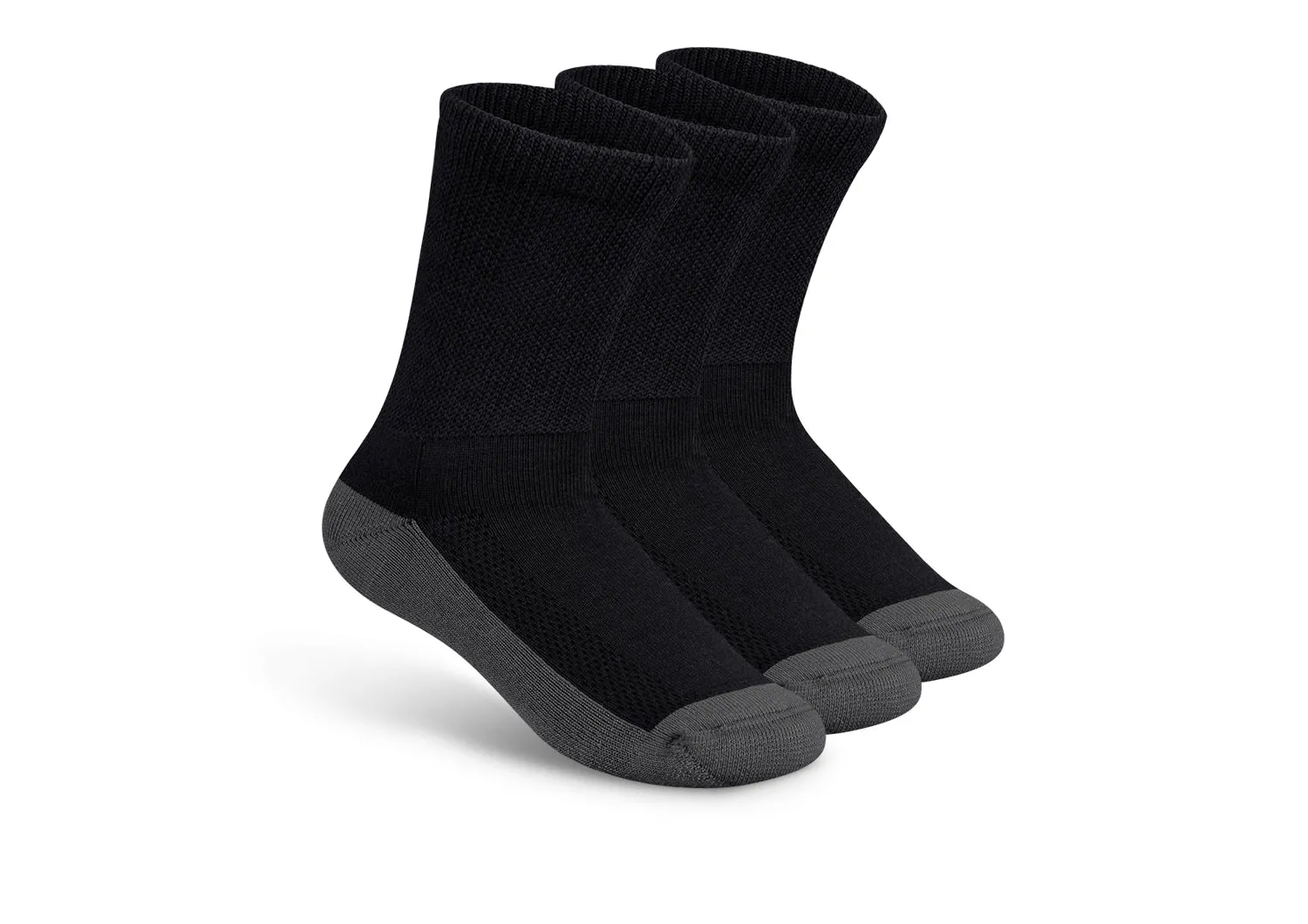 Padded Sole Socks - Charcoal sold by Orthofeet