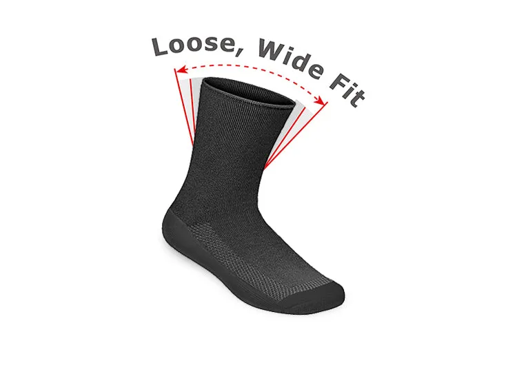 Padded Sole Socks - Charcoal sold by Orthofeet product image thumbnail 4