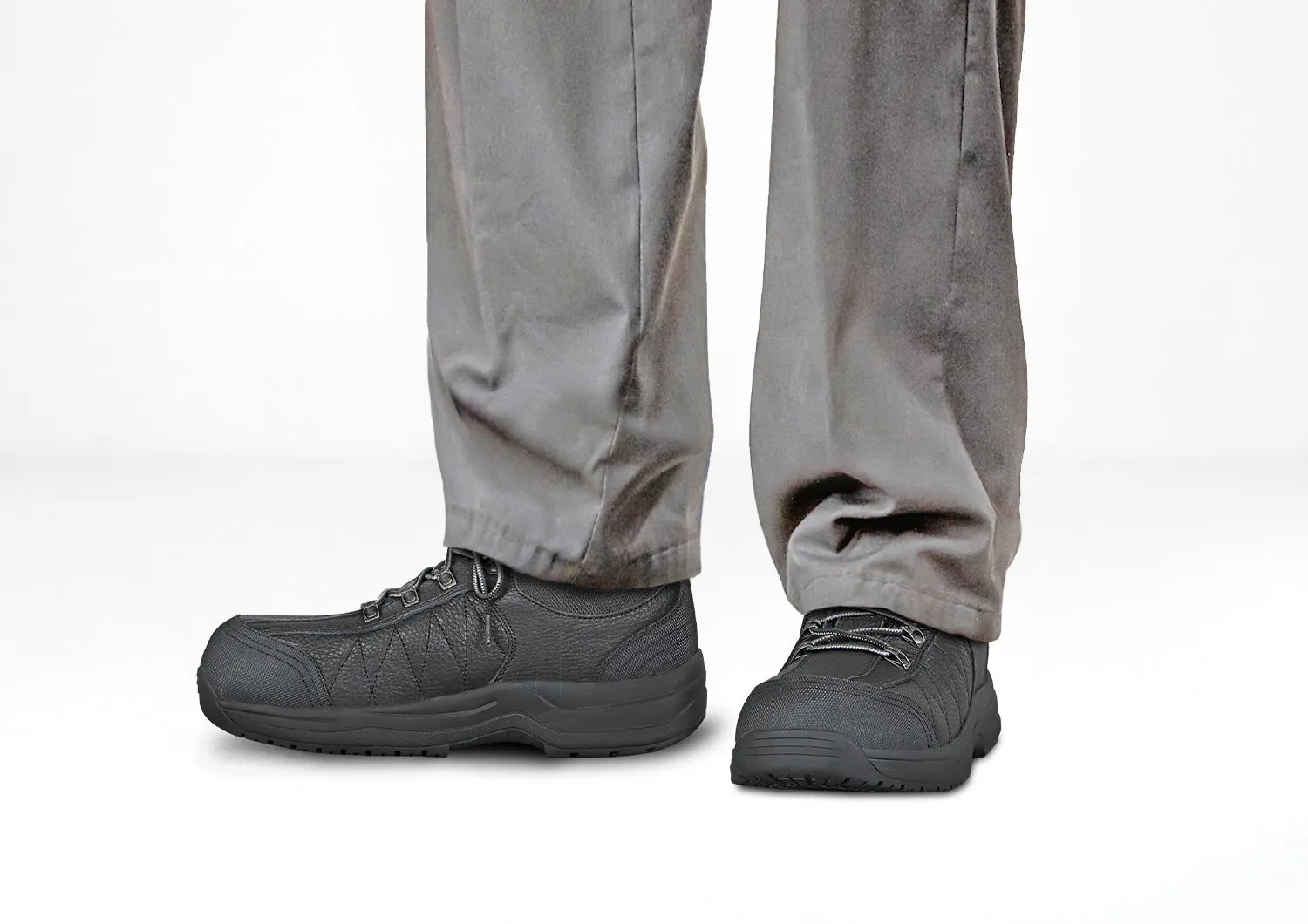 Dolomite Work Shoes - Black sold by Orthofeet product image thumbnail 2