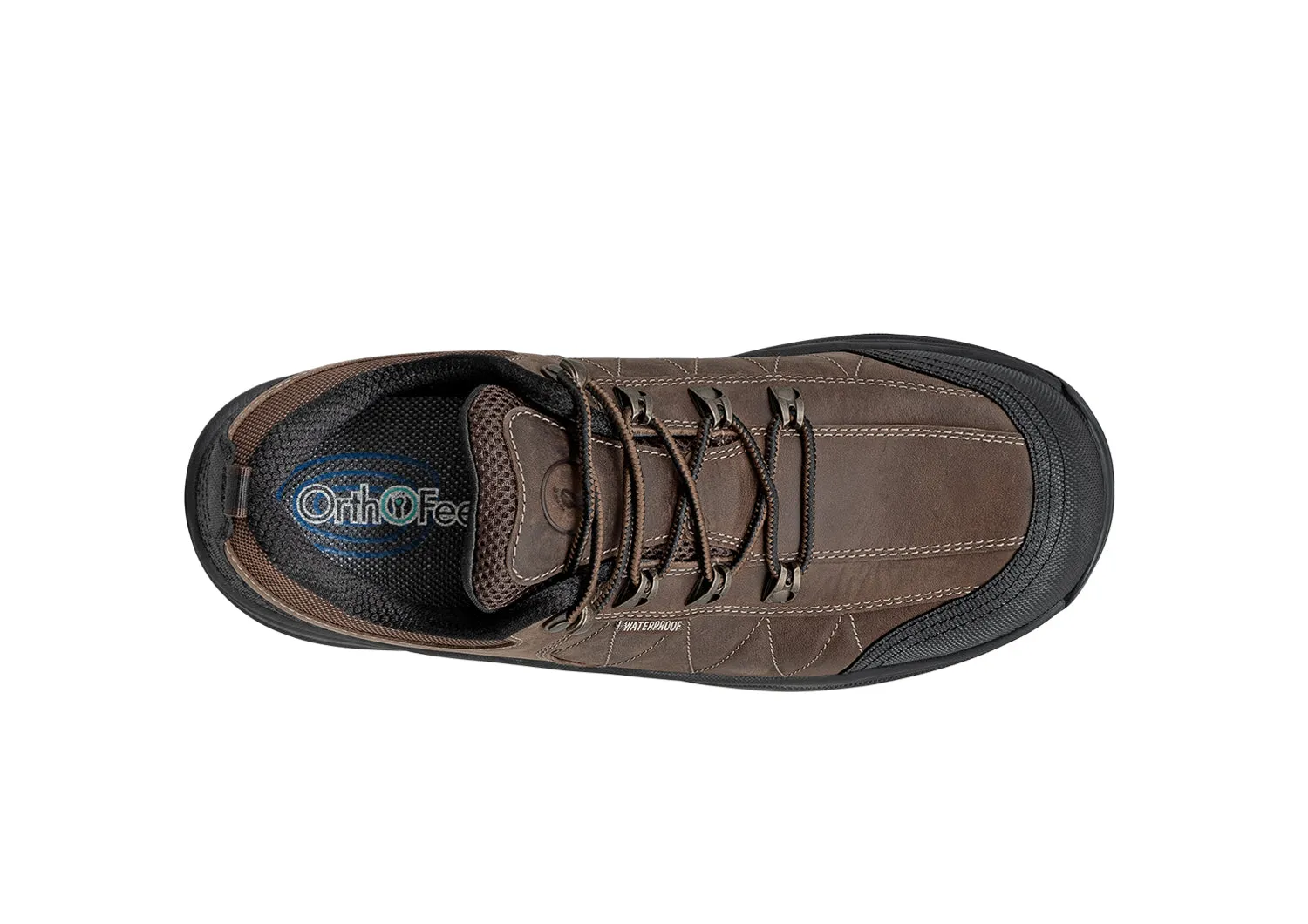 Dolomite Work Shoes - Brown sold by Orthofeet product image thumbnail 3