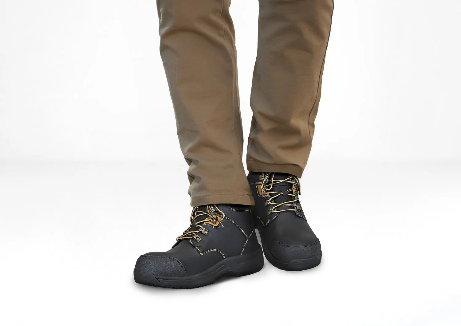 Granite Work Boots - Black sold by Orthofeet product image thumbnail 2