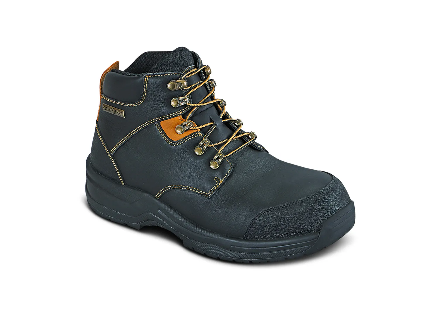 Granite Work Boots - Black sold by Orthofeet
