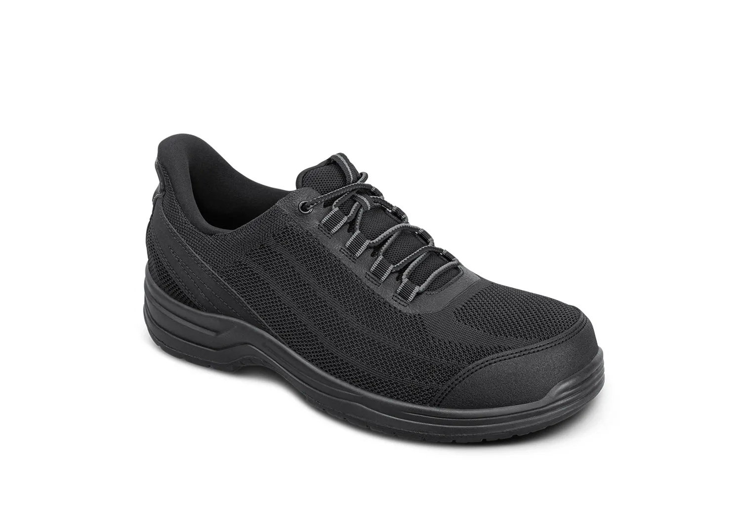 Onyx Hands-Free Work Shoes - Black sold by Orthofeet
