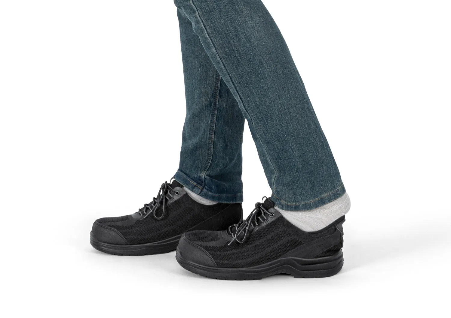 Onyx Hands-Free Work Shoes - Black sold by Orthofeet product image thumbnail 2