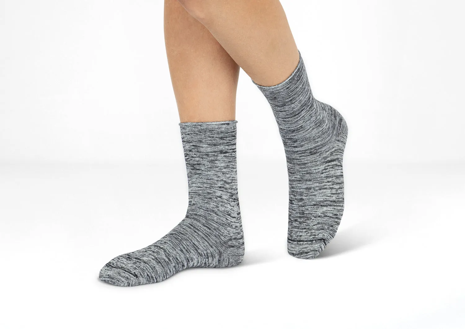 Casual/Dress Socks - Dark Gray sold by Orthofeet product image thumbnail 2